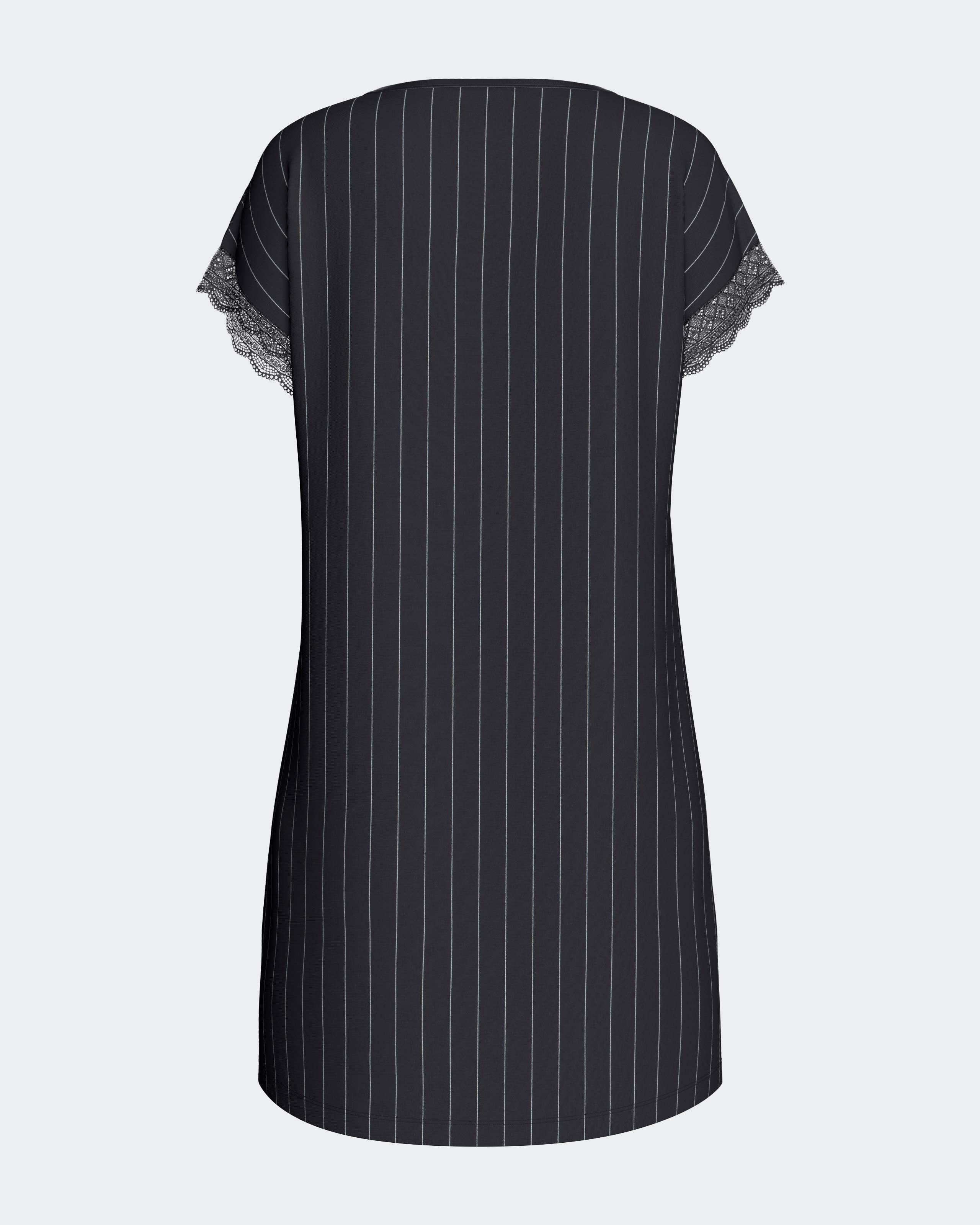 Camisón de mujer en algodón modal - Impetus - Azul marino Azul marino-5