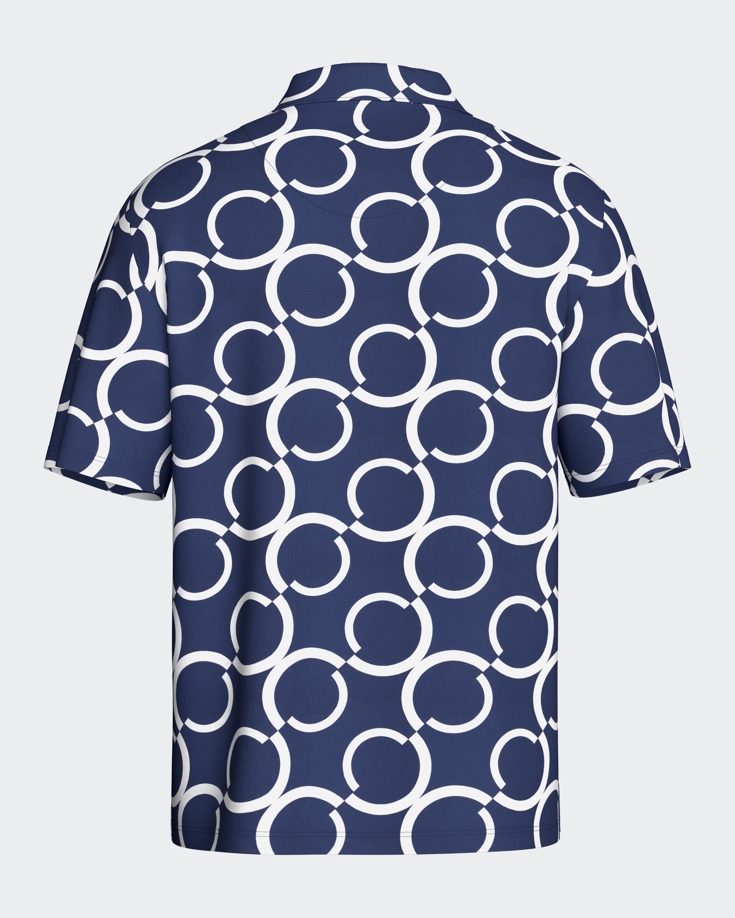 Imagen 5 de Camisa con estampado geométrico - Impetus - Azul Azul