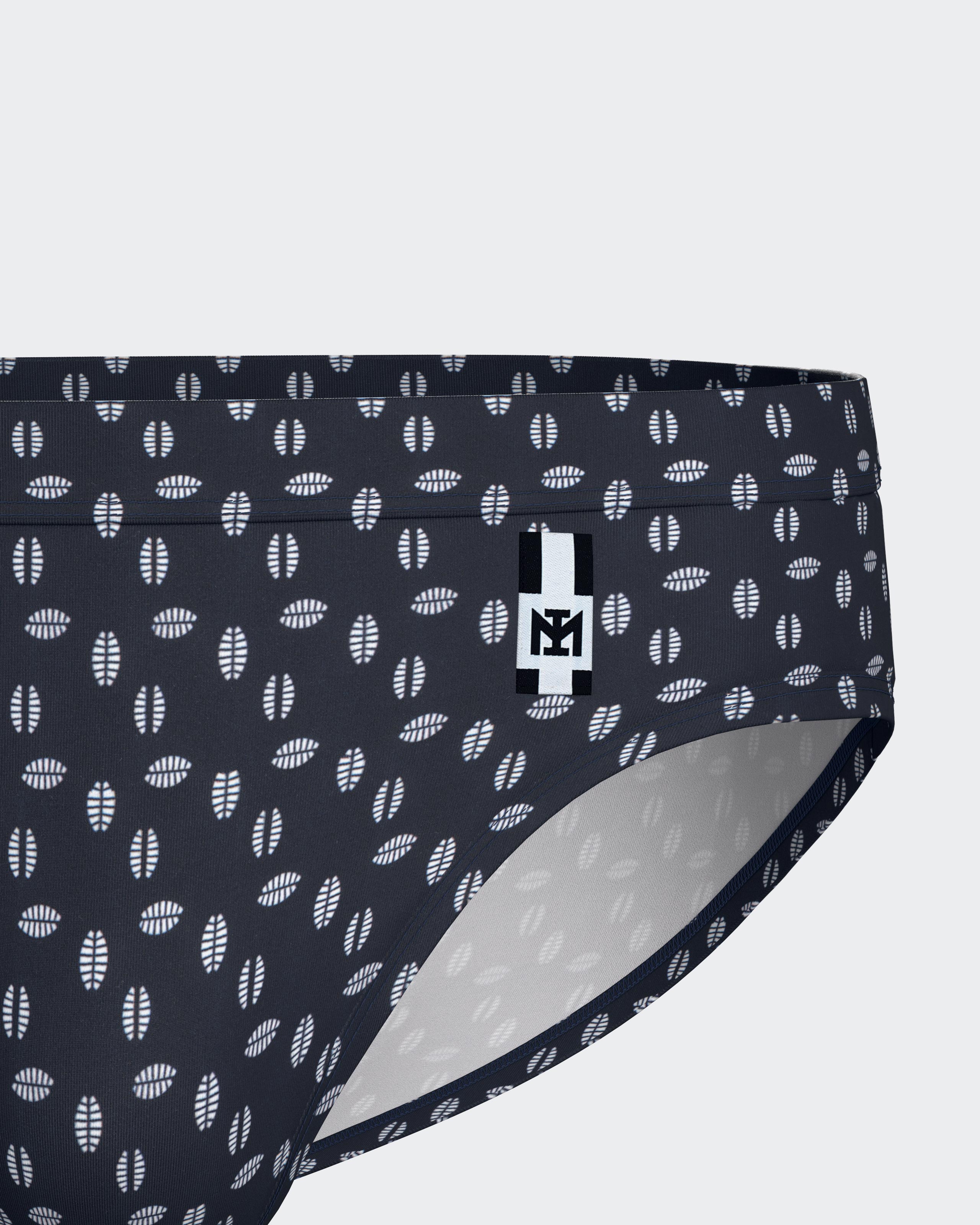 Imagen 2 de Slip de baño con micromotivo - Impetus - Azul marino Azul marino