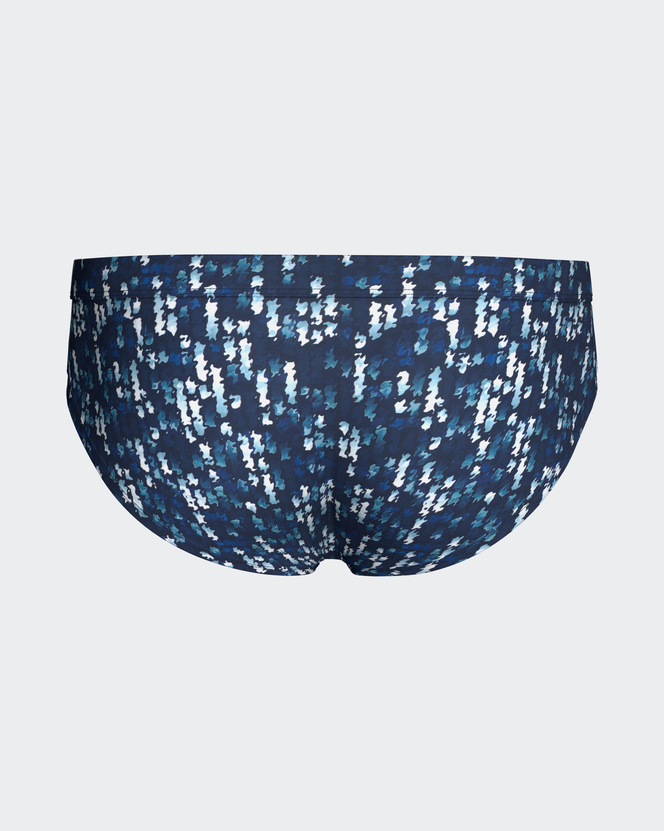 Imagen 3 de Slip de baño con micromotivo - Impetus - Azul Azul