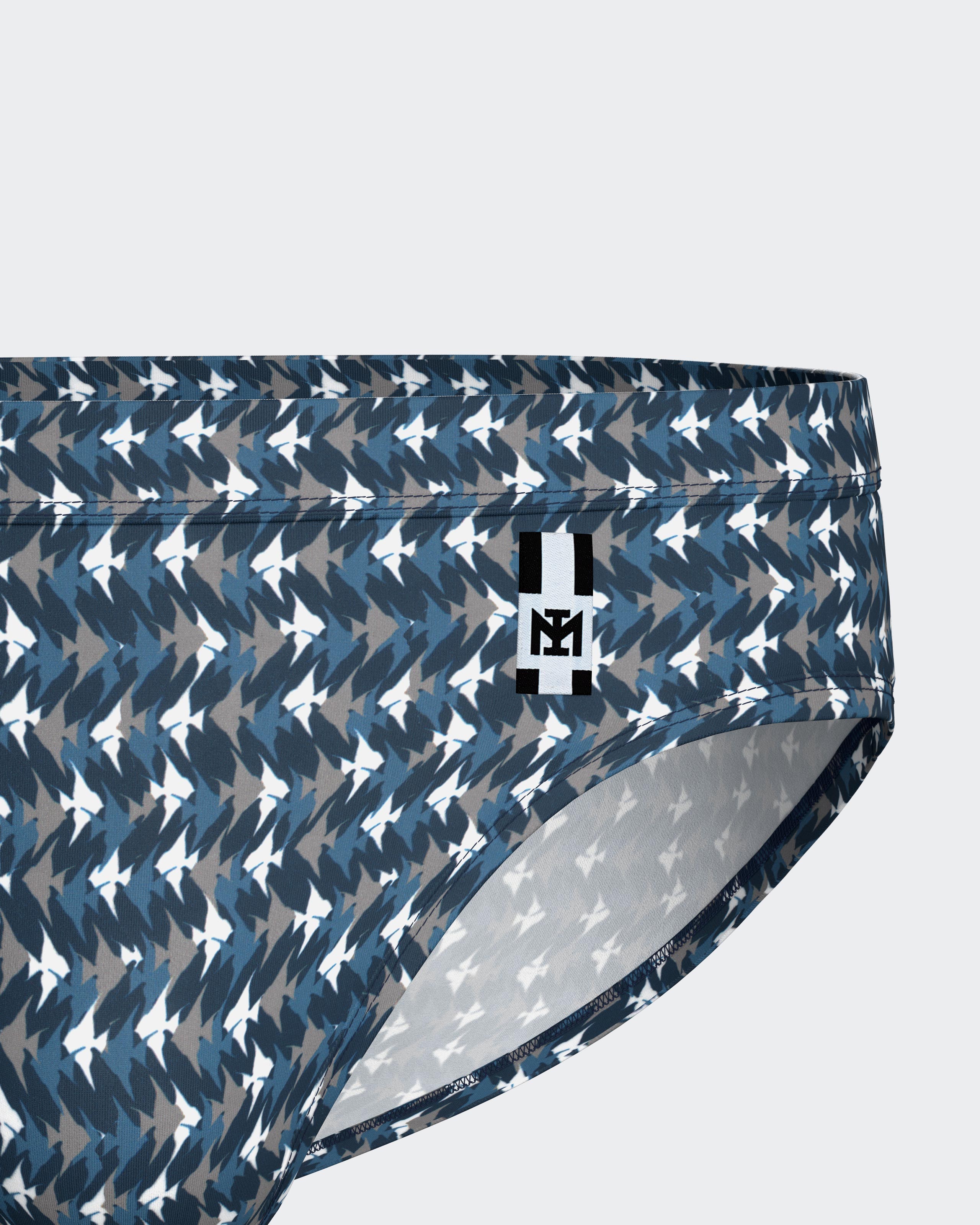 Imagen 2 de Slip de baño con micromotivo - Impetus - Azul marino Azul marino