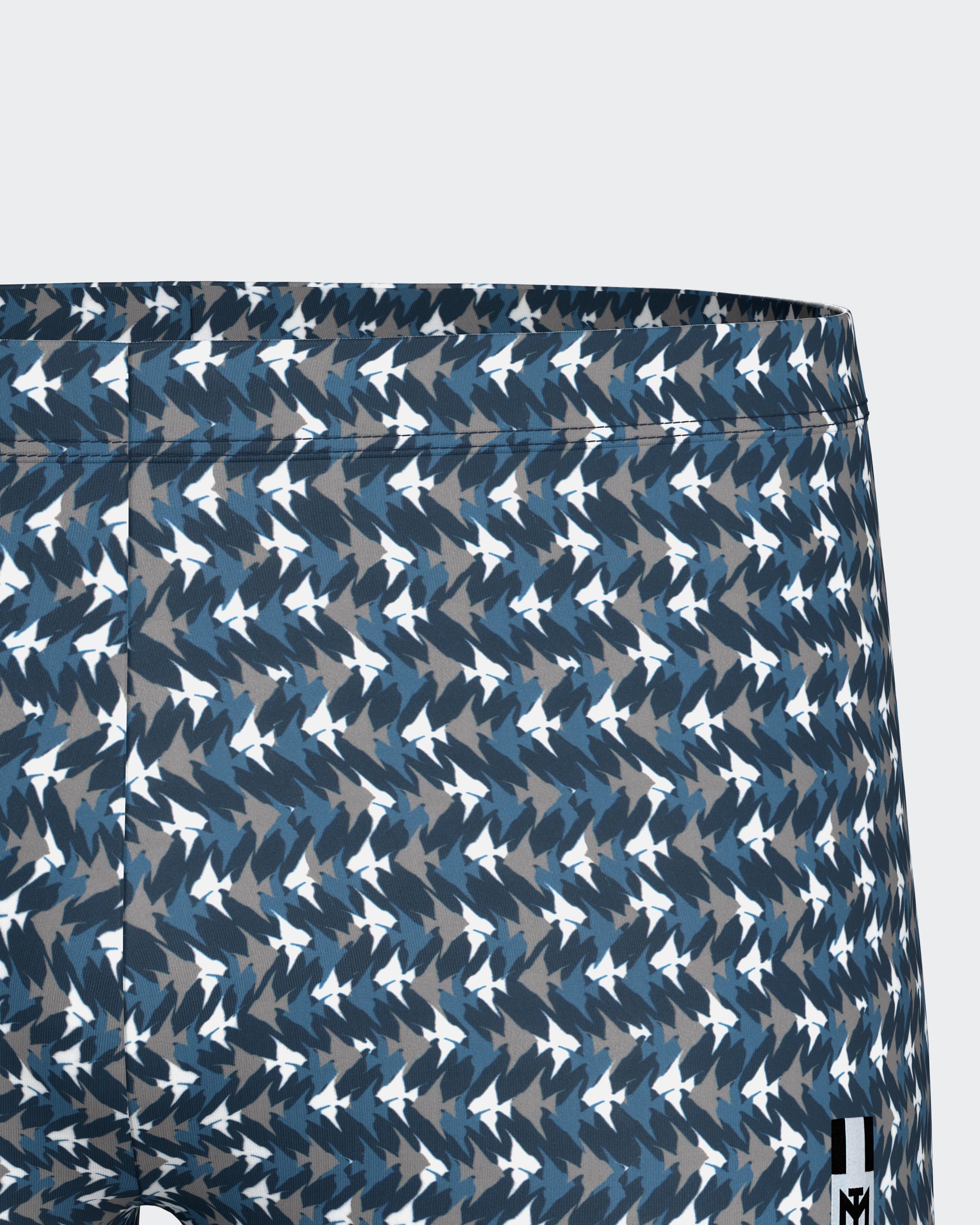 Boxer de baño con micromotivo - Impetus - Azul marino Azul marino-2