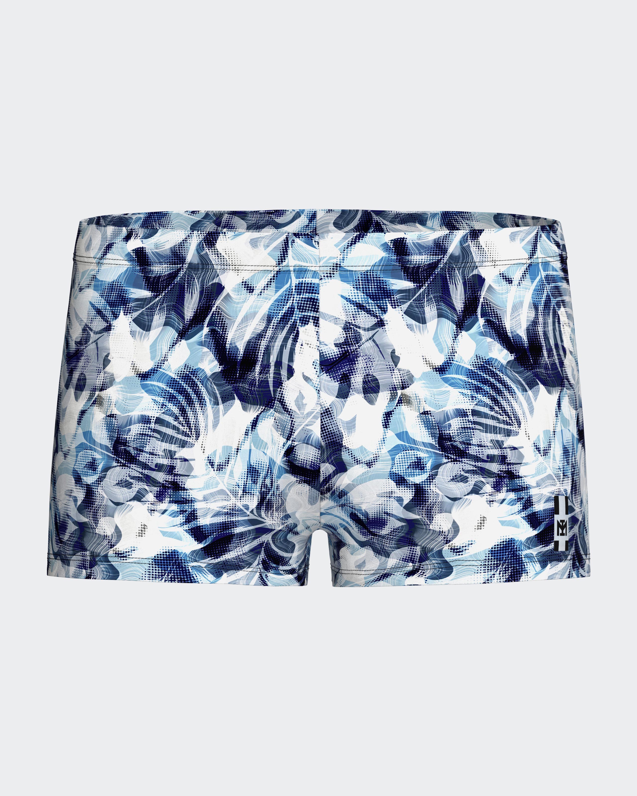 Imagen 0 de Boxer de baño con estampado Azul