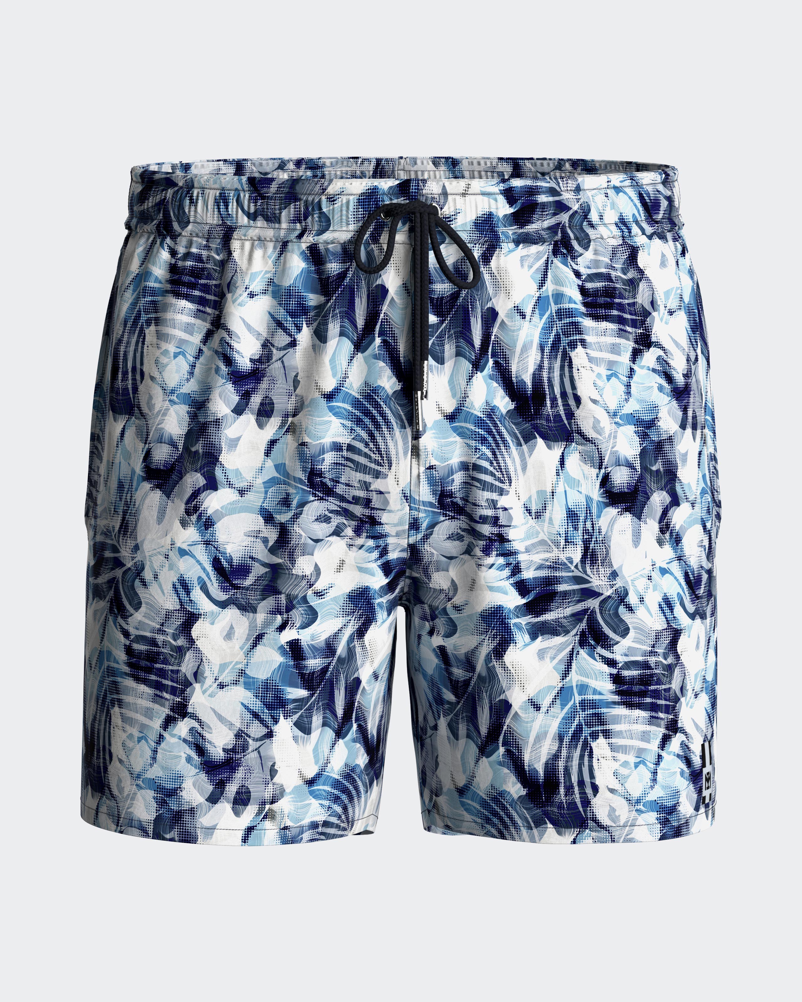 Short de baño corto con estampado - Impetus - Azul Azul-1