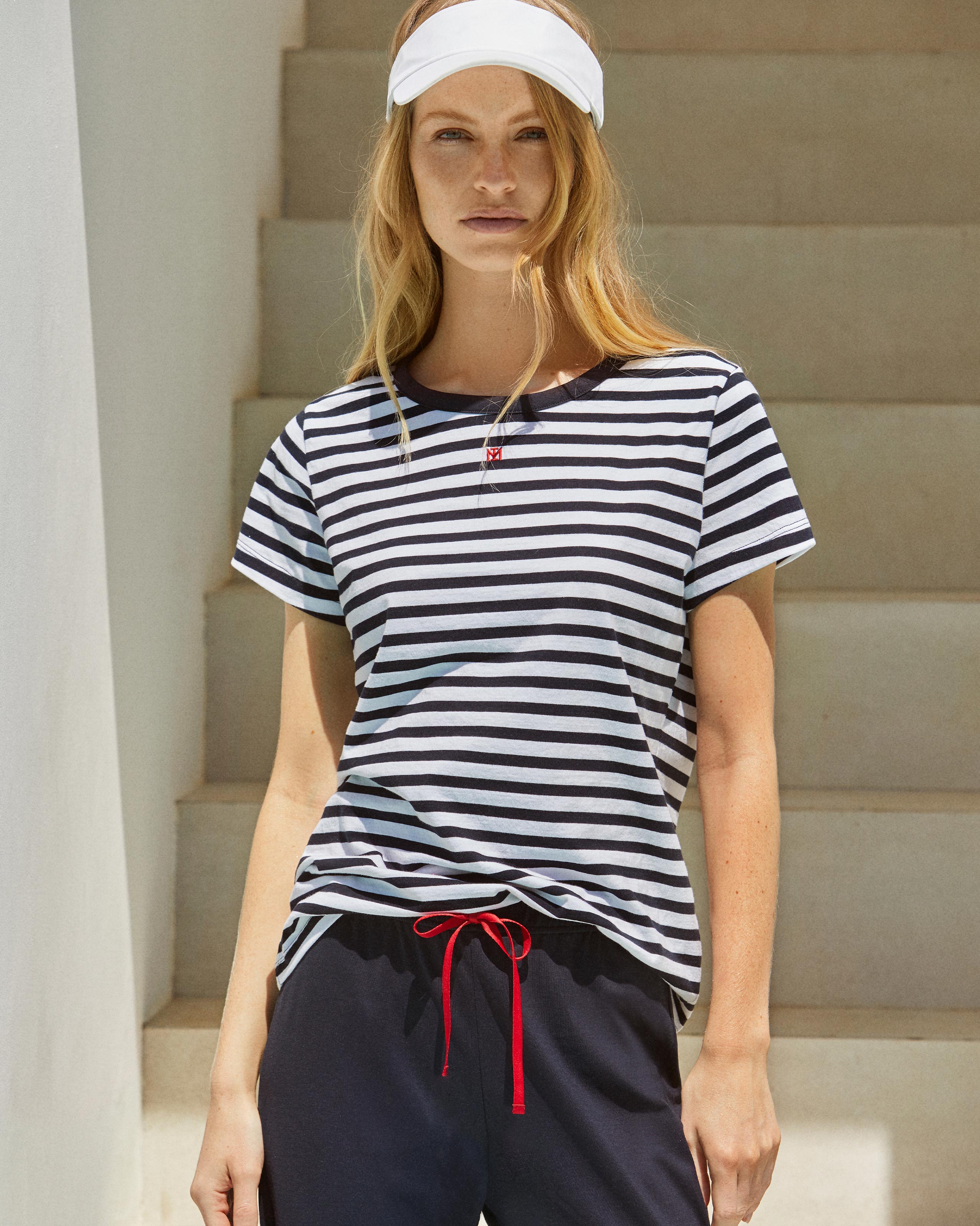 Pijama corto de mujer en modal - Impetus - Azul marino Azul marino-2