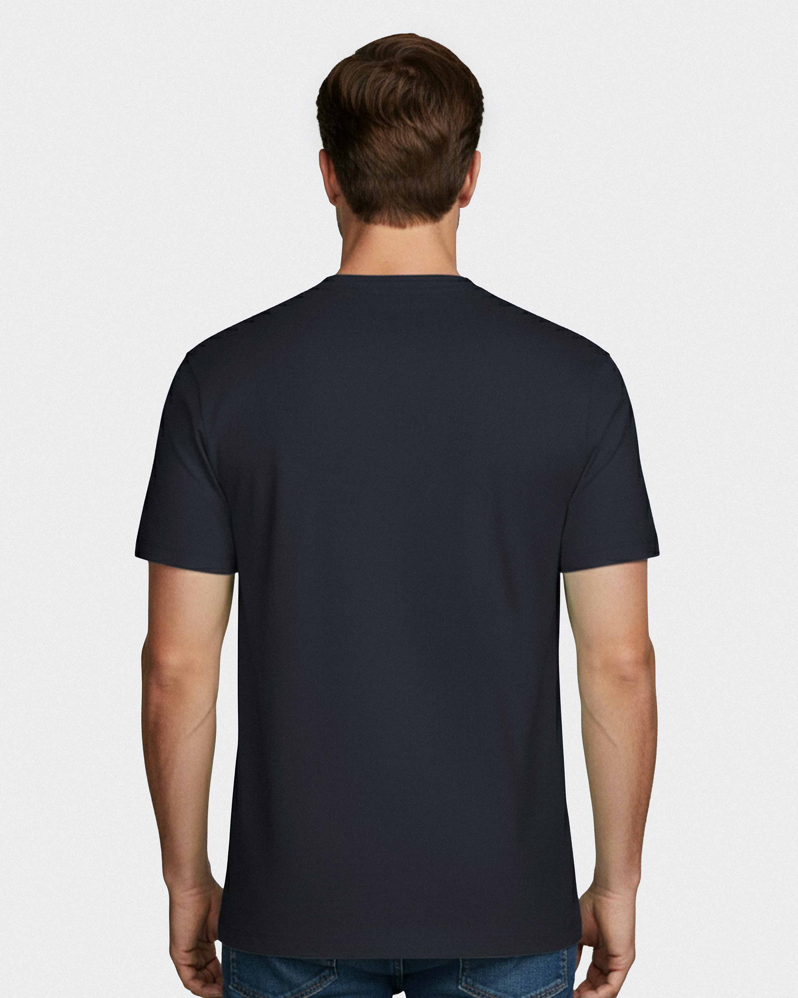 Imagen 4 de Camiseta de manga corta lisa en algodón - Impetus - Azul marino Azul marino