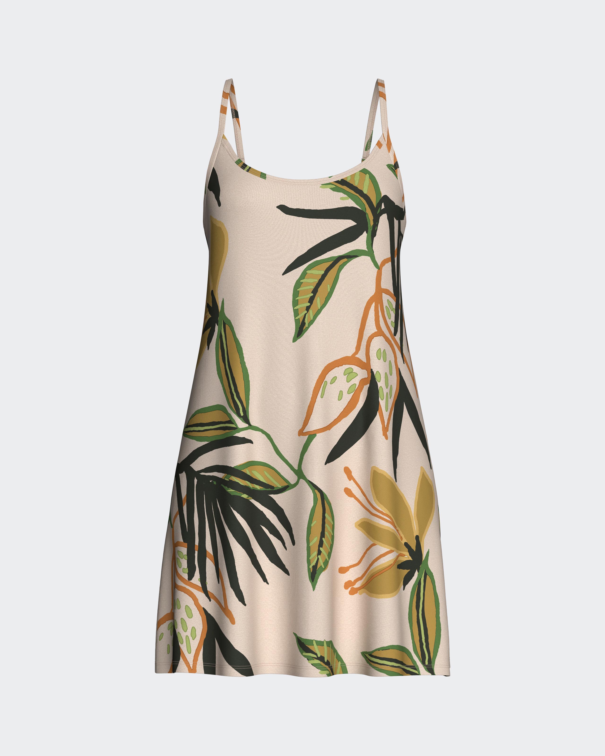 Pijama corto de mujer en modal - Impetus - Naranja Naranja-1