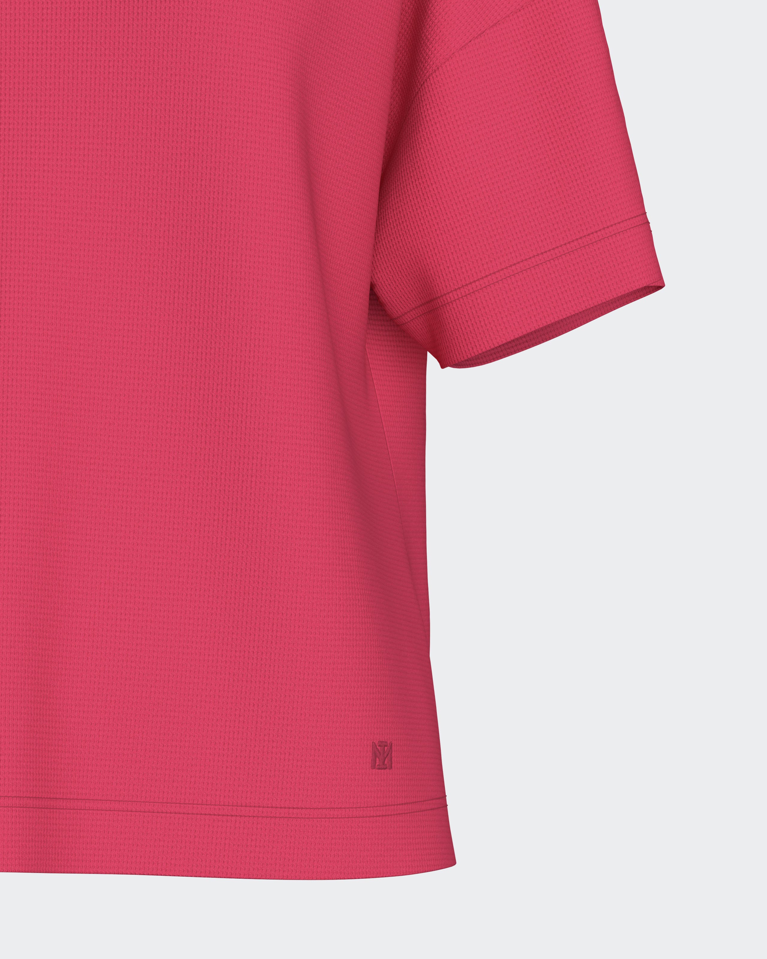 Conjunto de loungewear corto en algodón modal - Impetus - Rosa Rosa-4