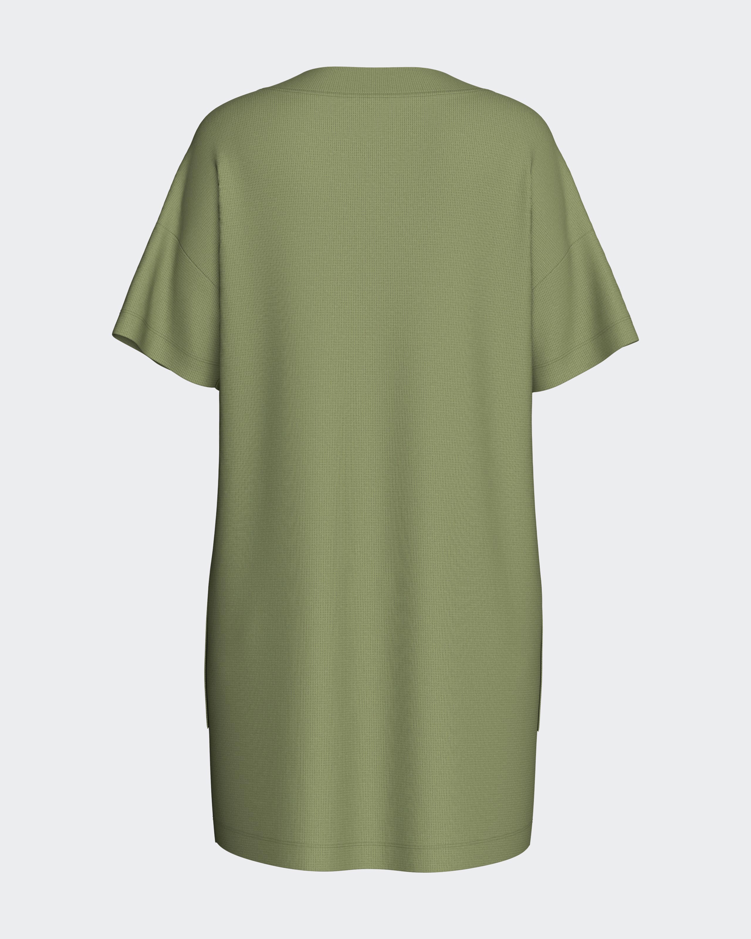 Conjunto de loungewear corto en algodón modal - Impetus - Verde Verde-4