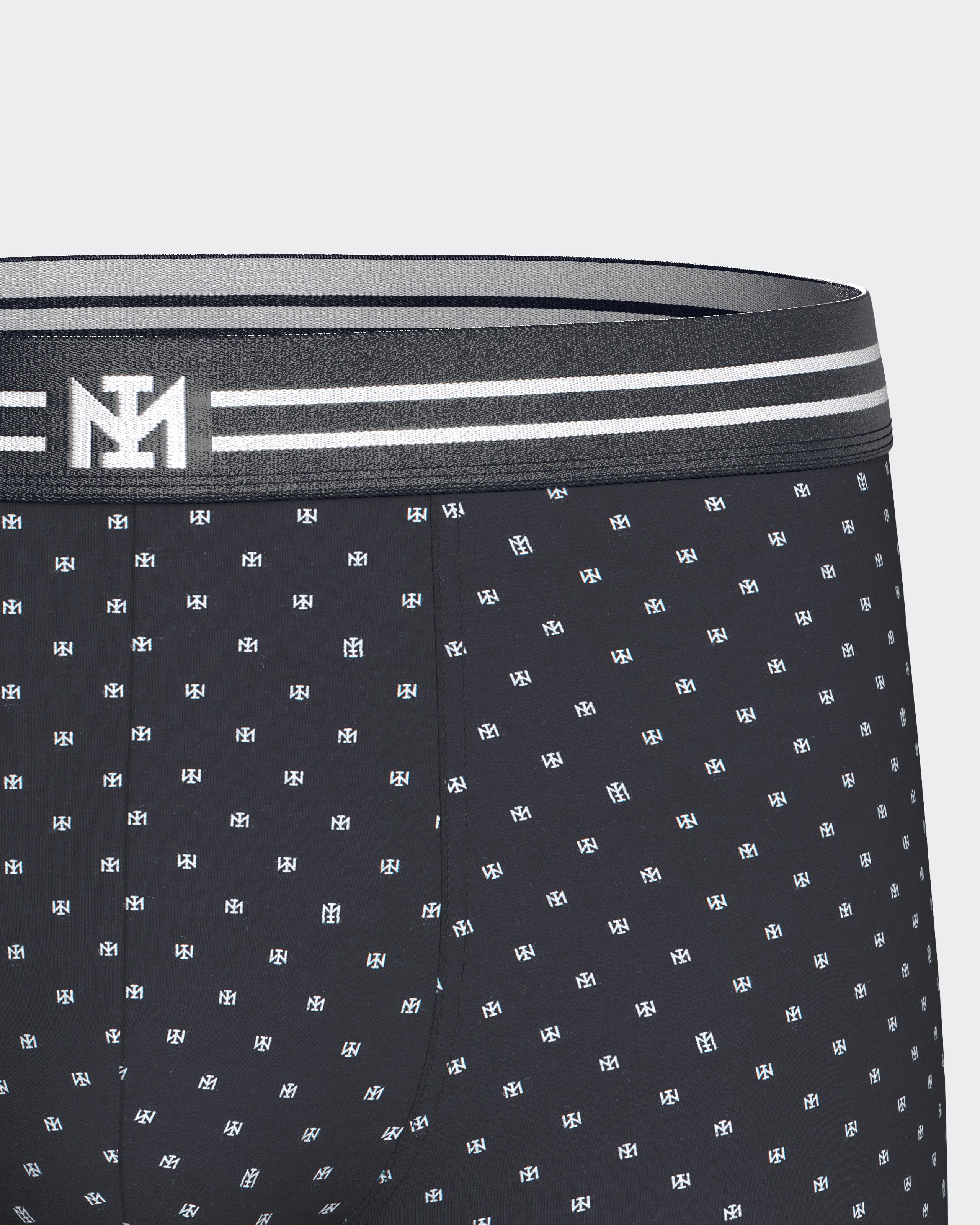 Pack de 3 boxers de hombre en algodón - Impetus - Azul marino Azul marino-5