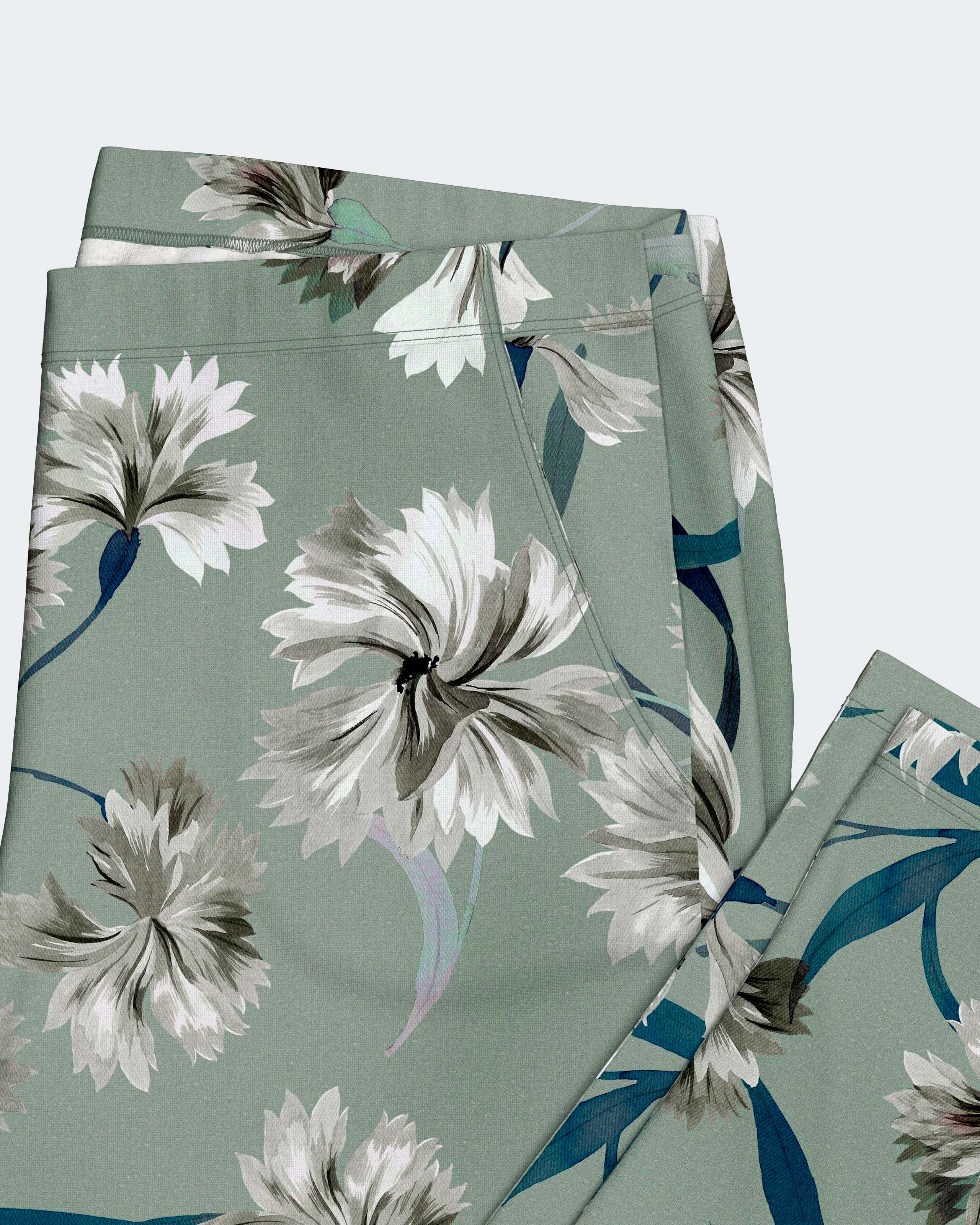 Pijama cardado de mujer en algodón modal - Impetus - Verde Agua Verde Agua-6