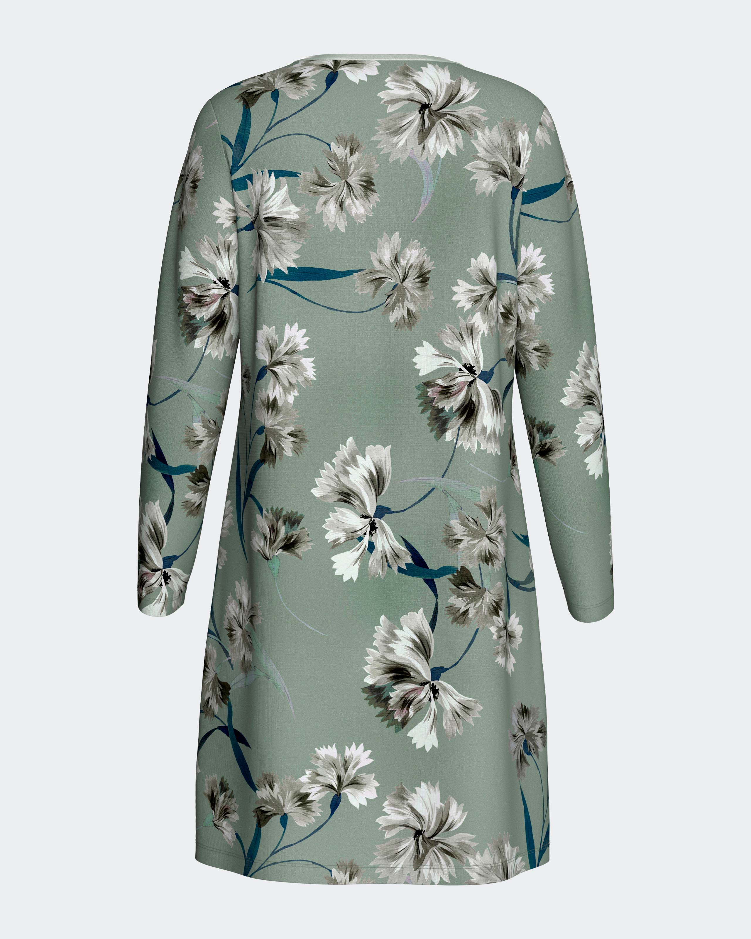 Camisón de mujer en algodón - Impetus - Verde Agua Verde Agua-5