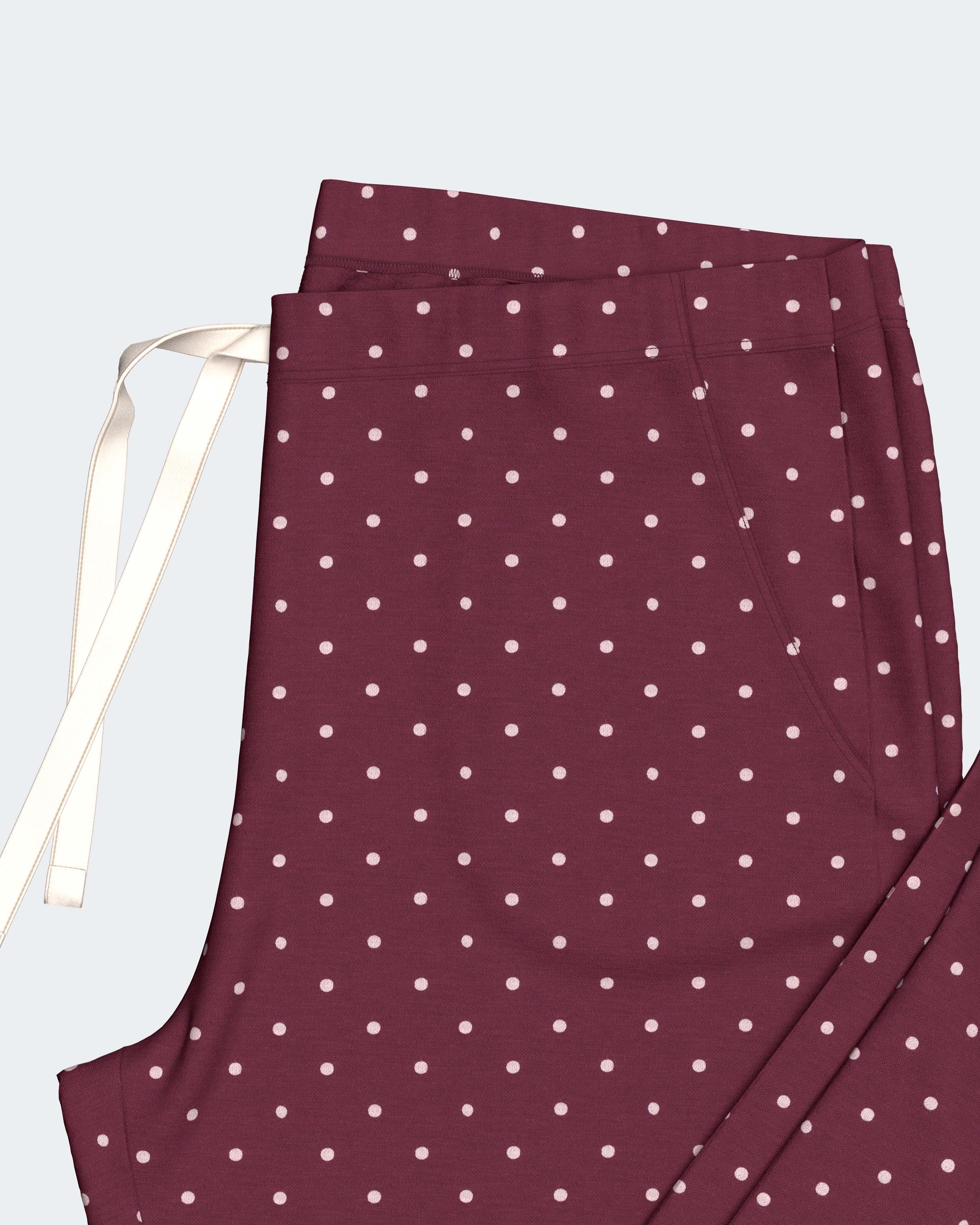 Pijama cardado en algodón modal - Impetus - Rojo Rojo-6