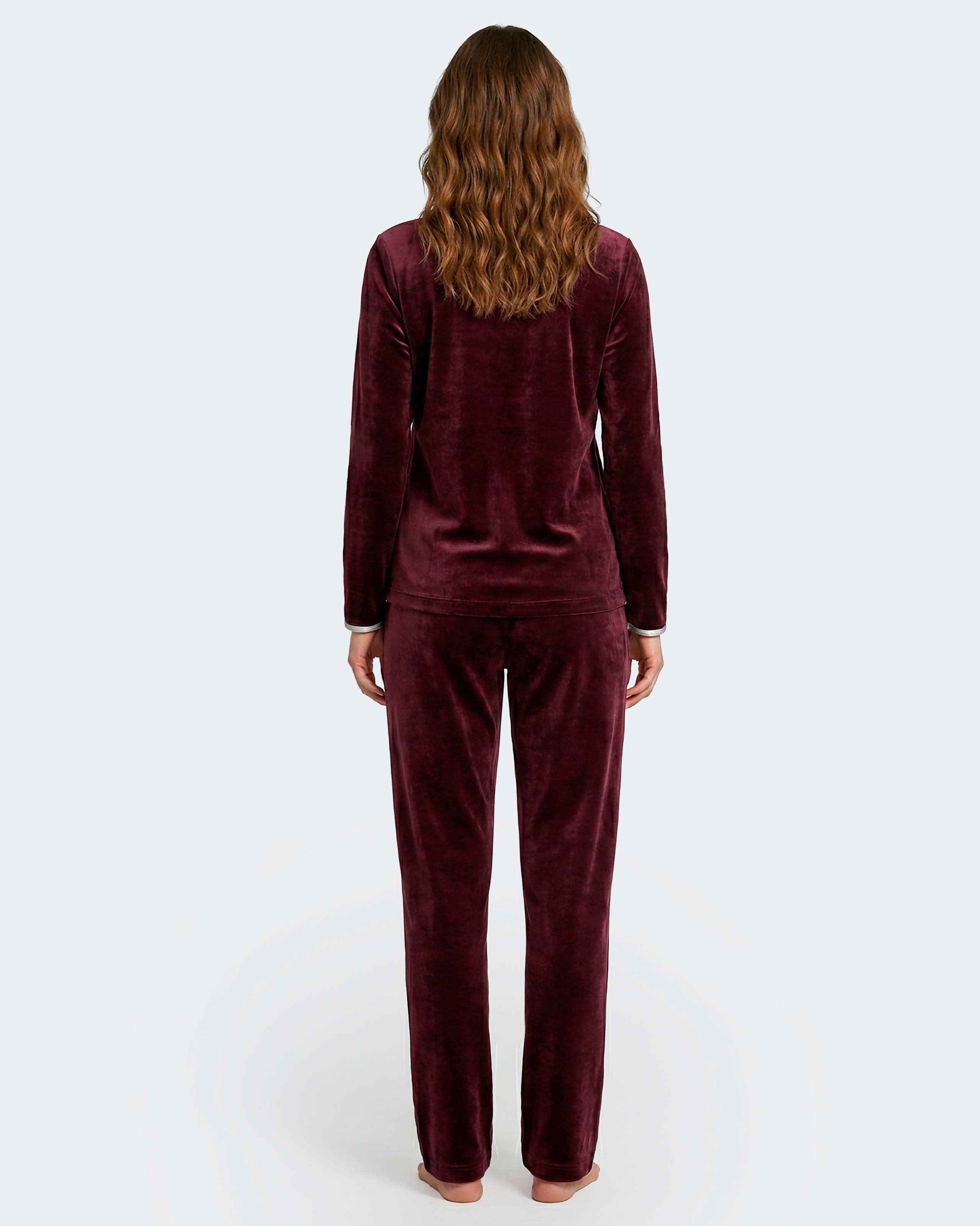 Pijama térmico de mujer en terciopelo - Impetus - Rioja Rioja-4
