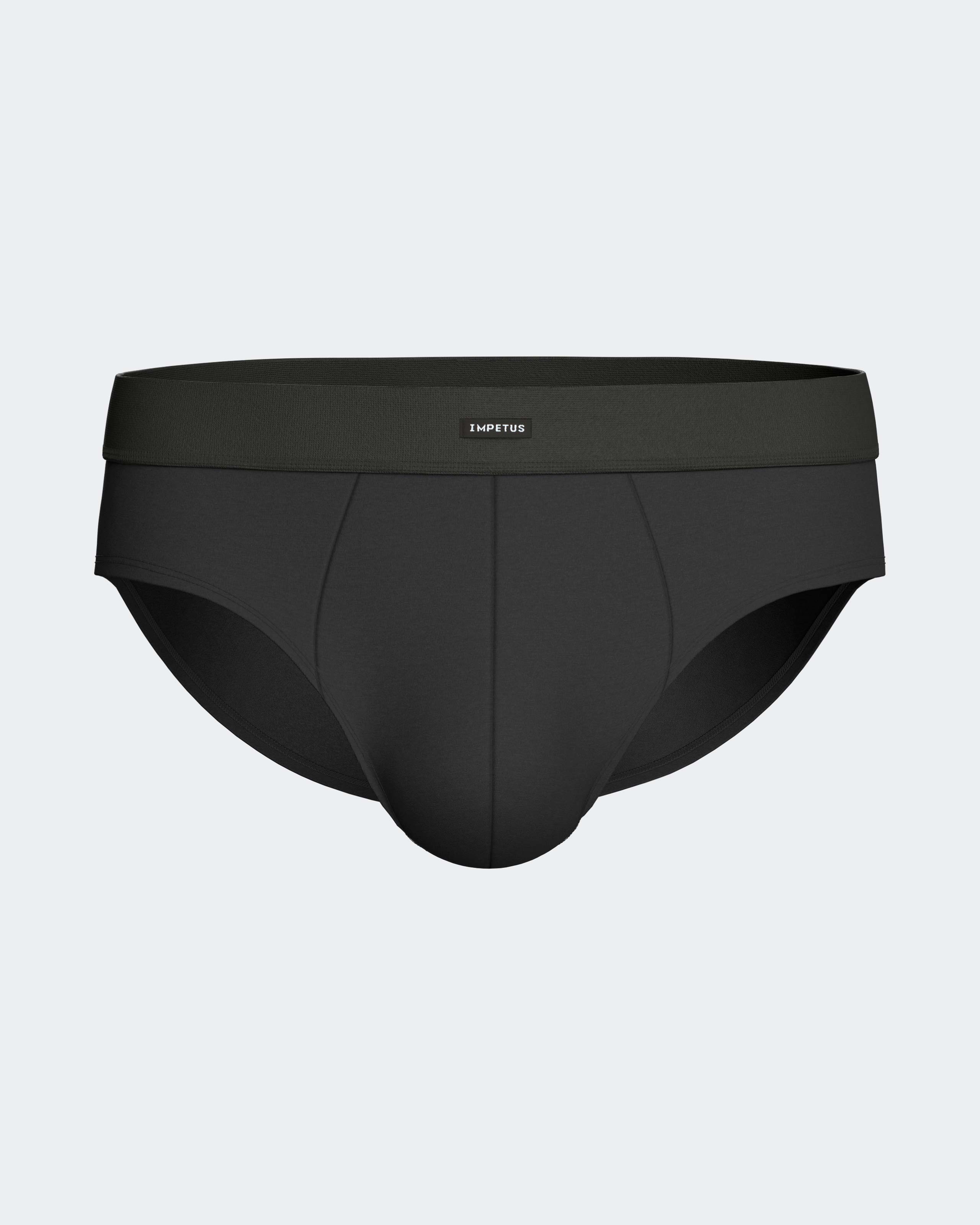 Imagen 6 de Pack 2 slips de hombre en algodón - Impetus - Negro Negro