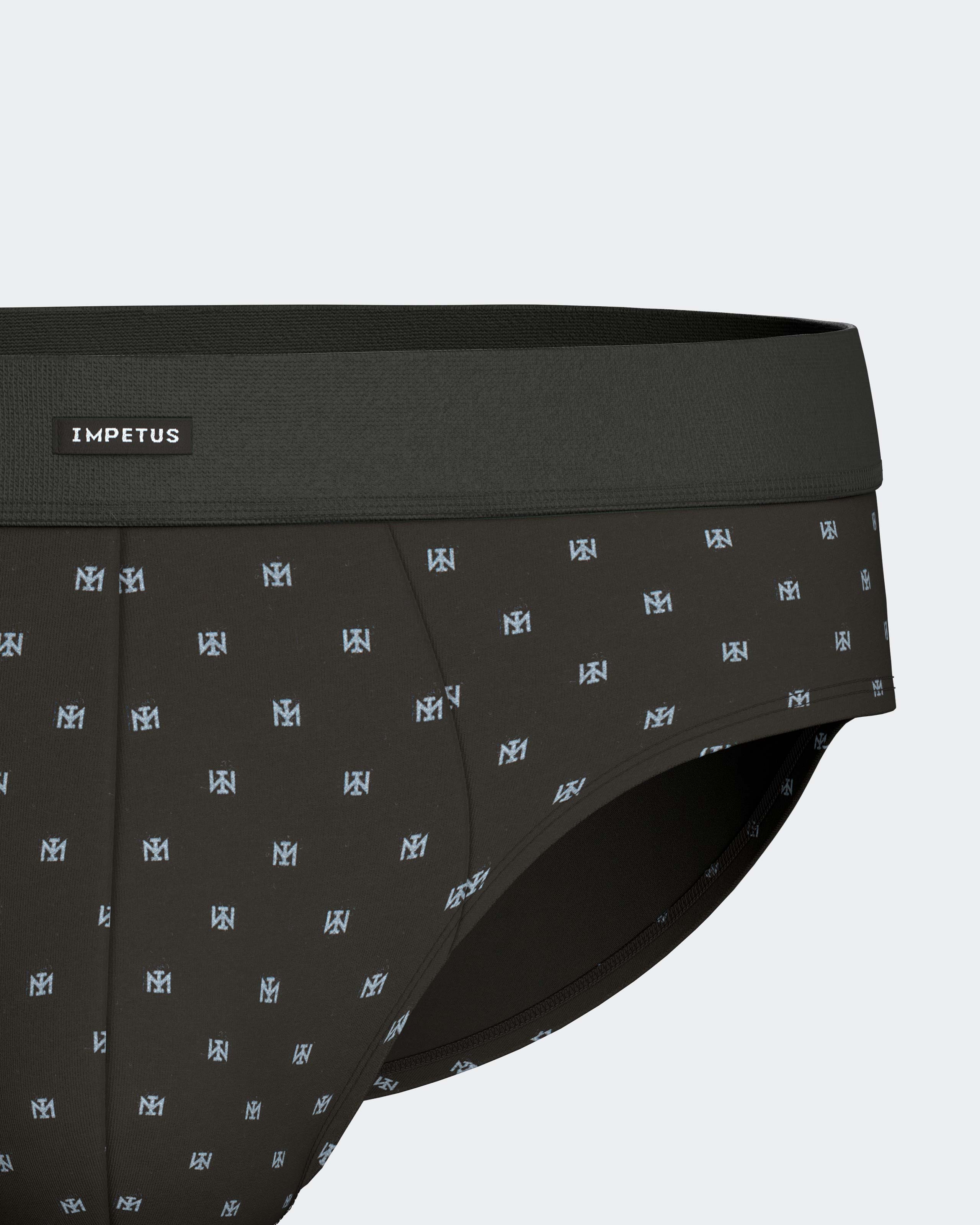 Imagen 8 de Pack 2 slips de hombre en algodón - Impetus - Negro Negro