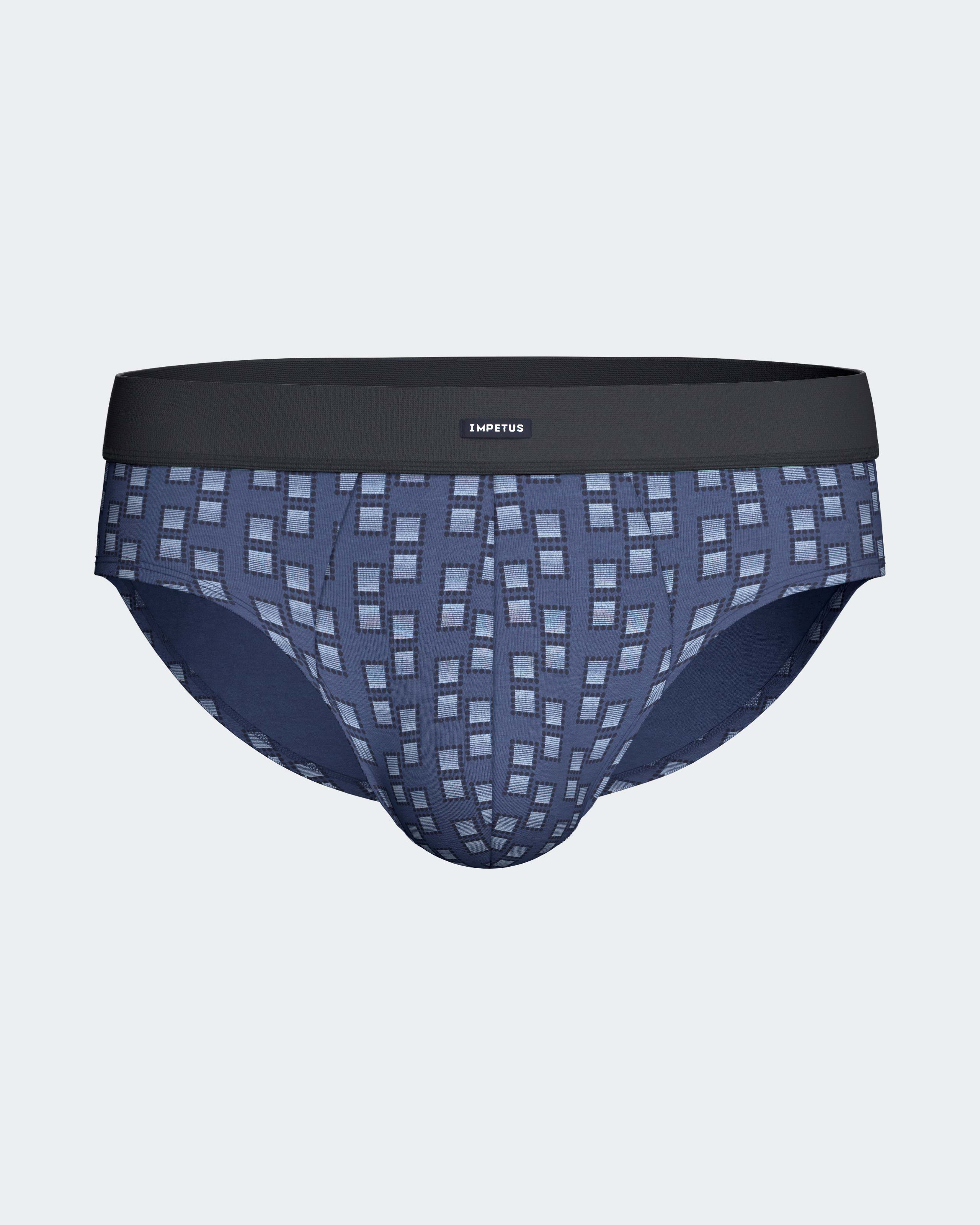 Imagen 7 de Pack 2 slips de hombre en algodón modal - Impetus - Azul Azul
