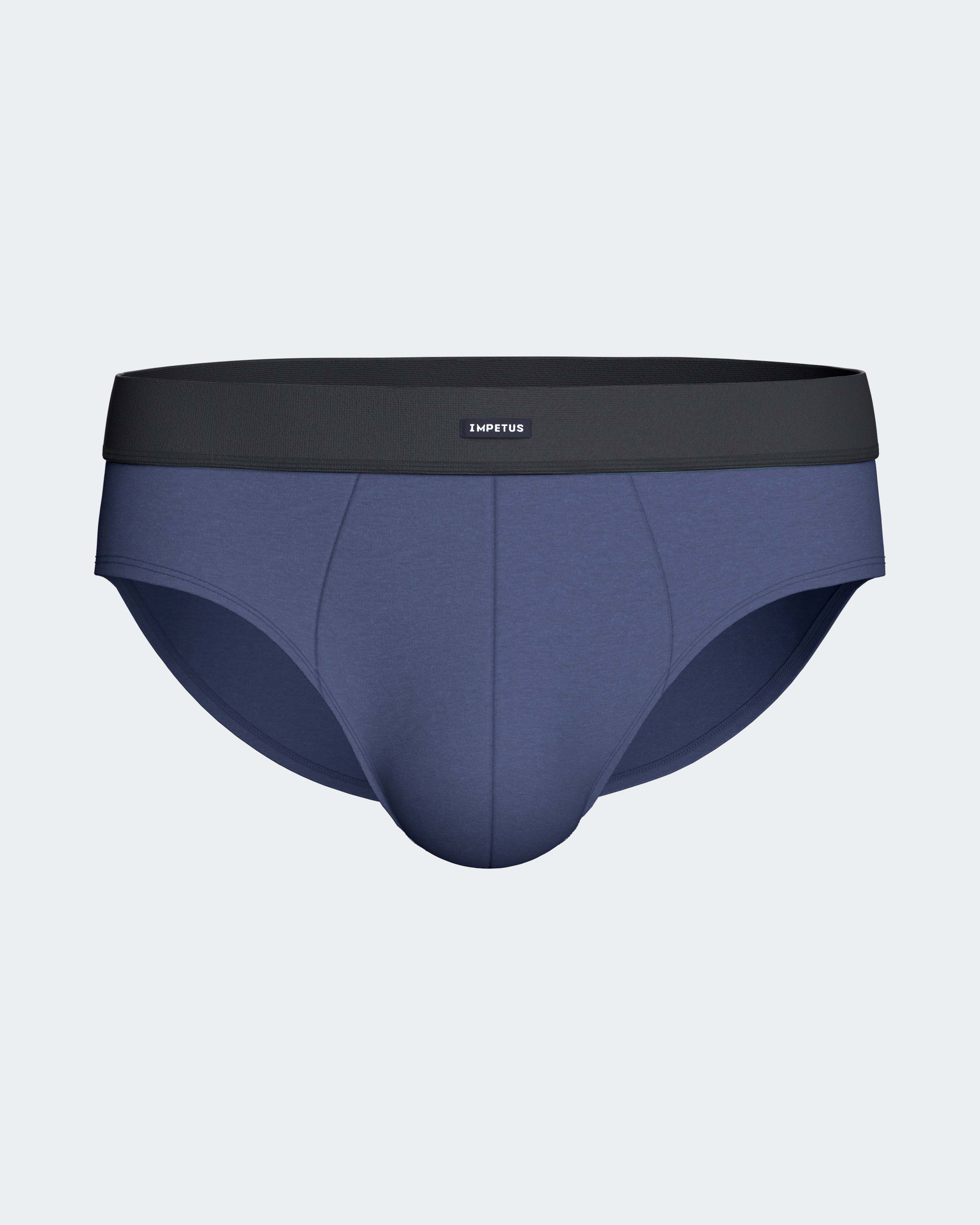Imagen 6 de Pack 2 slips de hombre en algodón modal - Impetus - Azul Azul