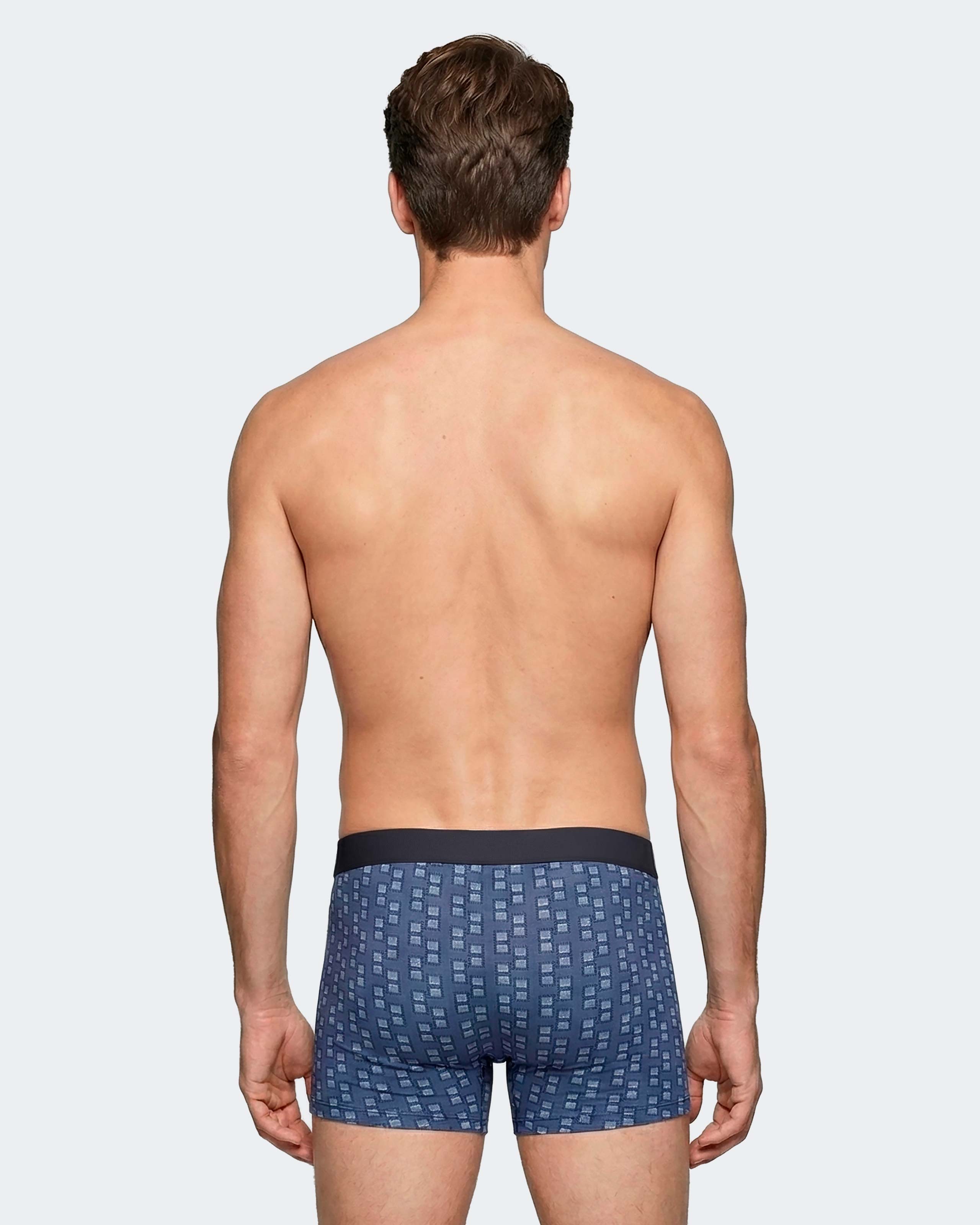 Imagen 3 de Pack 2 boxers de hombre en algodón modal - Impetus - Azul Azul