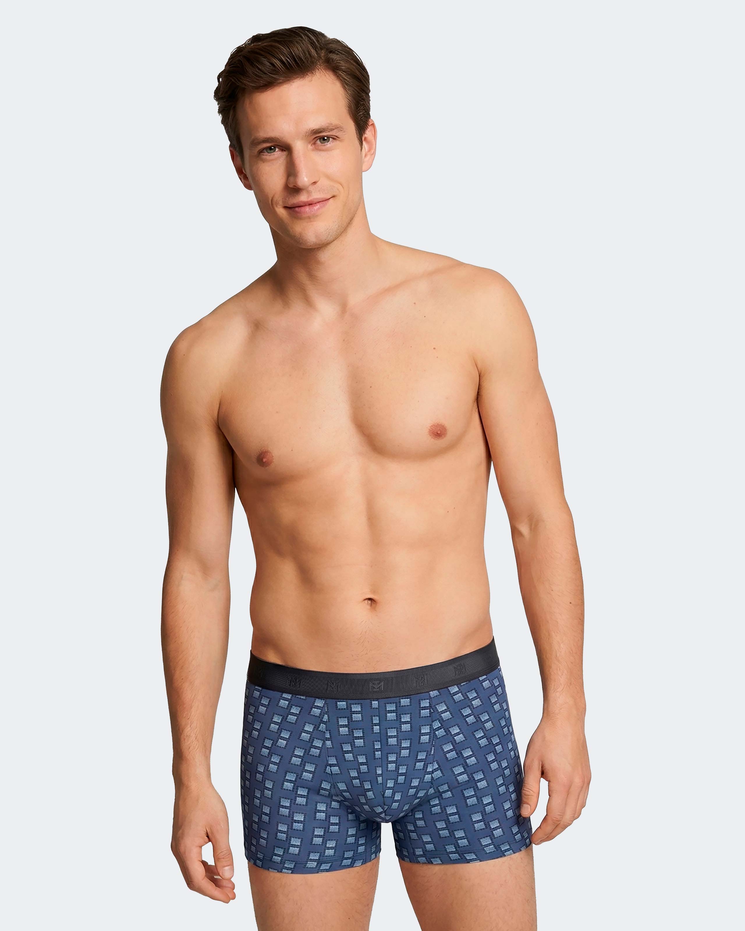 Imagen 2 de Pack 2 boxers de hombre en algodón modal - Impetus - Azul Azul