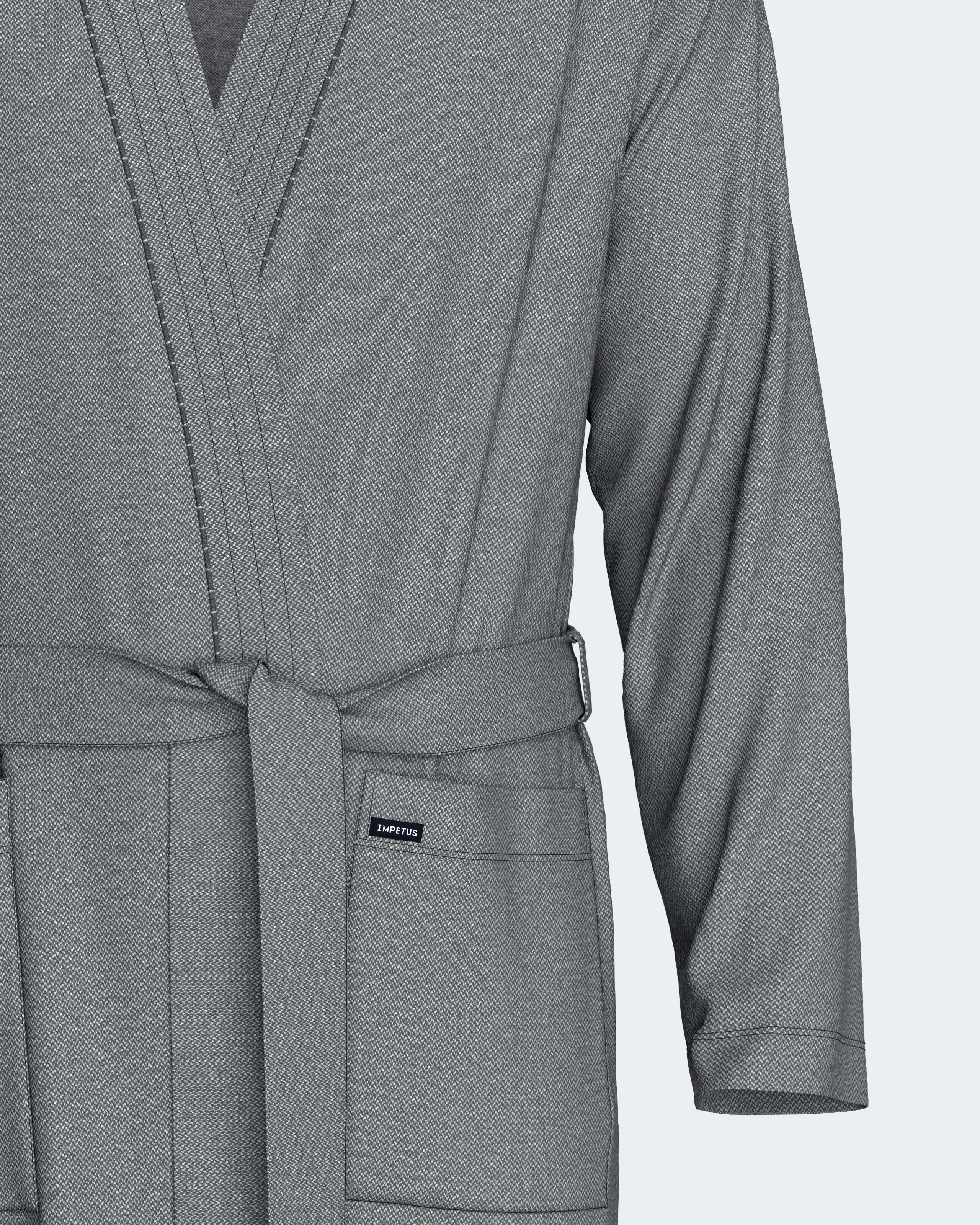 Imagen 4 de Bata caliente de hombre en algodón - Impetus - Gris Gris