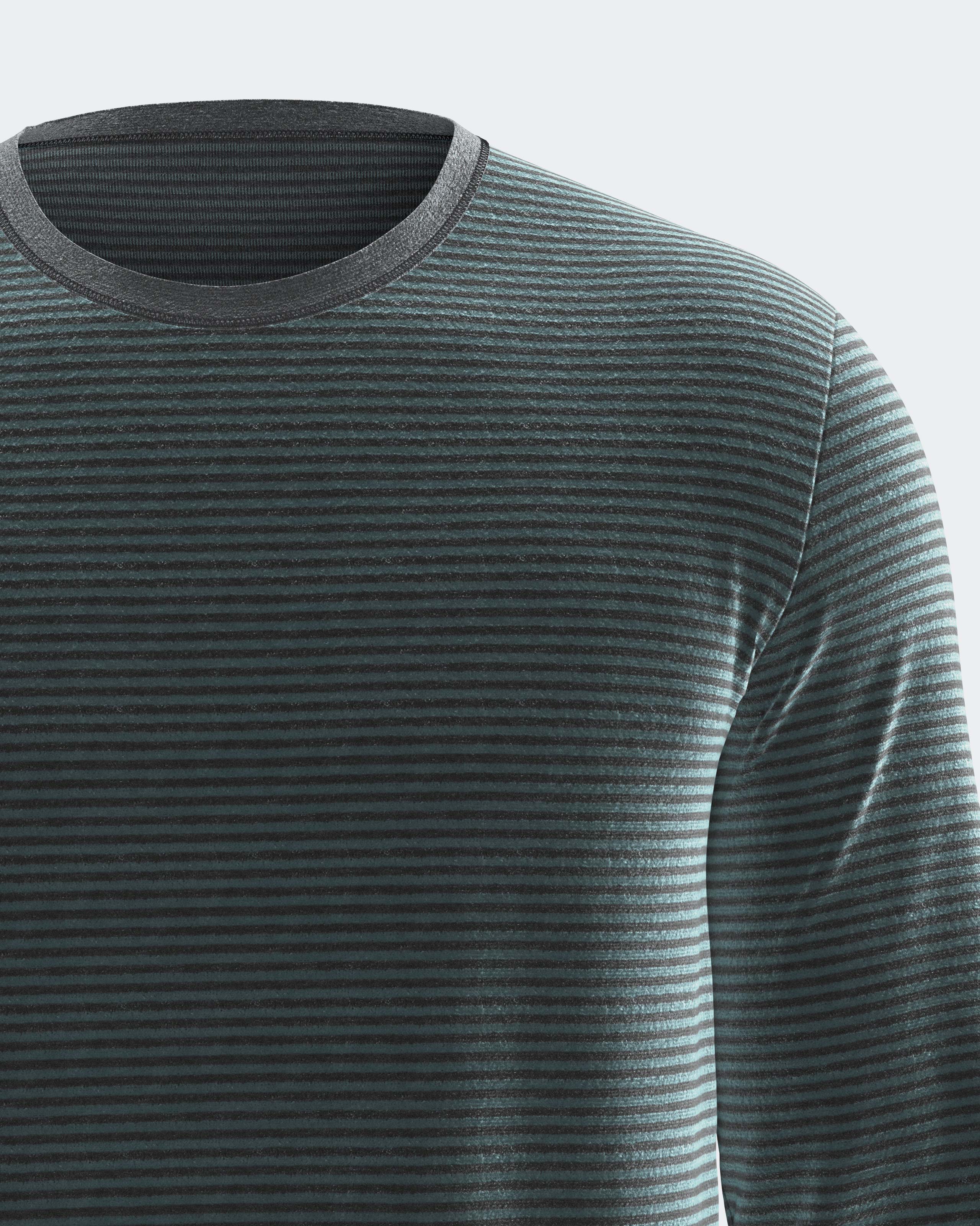 Imagen 4 de Pijama térmico de hombre de terciopelo - Impetus - Verde azulado Verde azulado