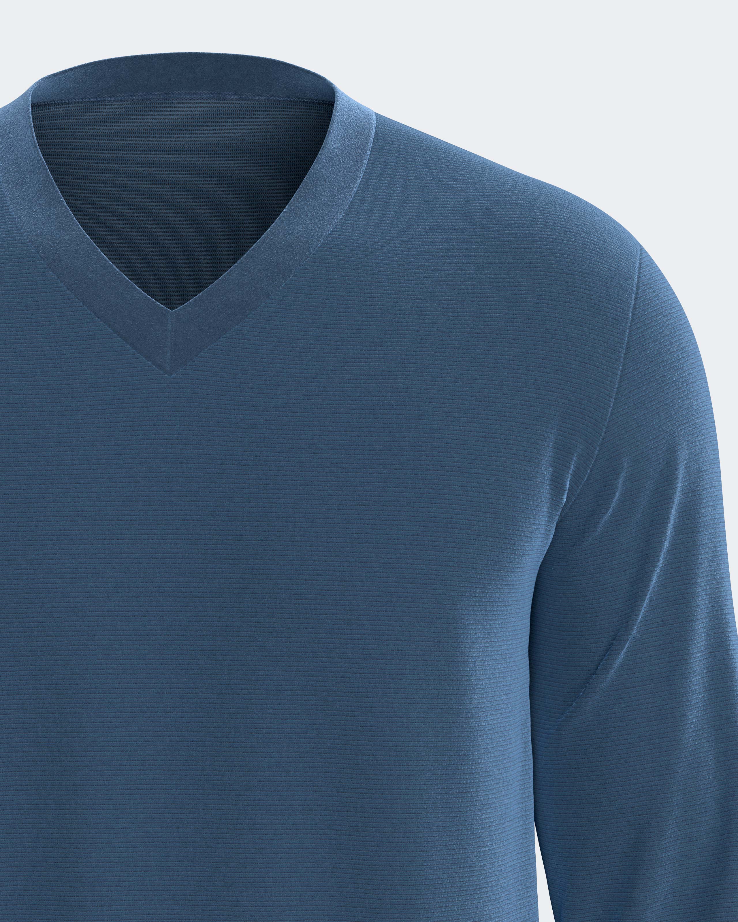 Imagen 2 de Pijama térmico de hombre de terciopelo - Impetus - Azul Azul