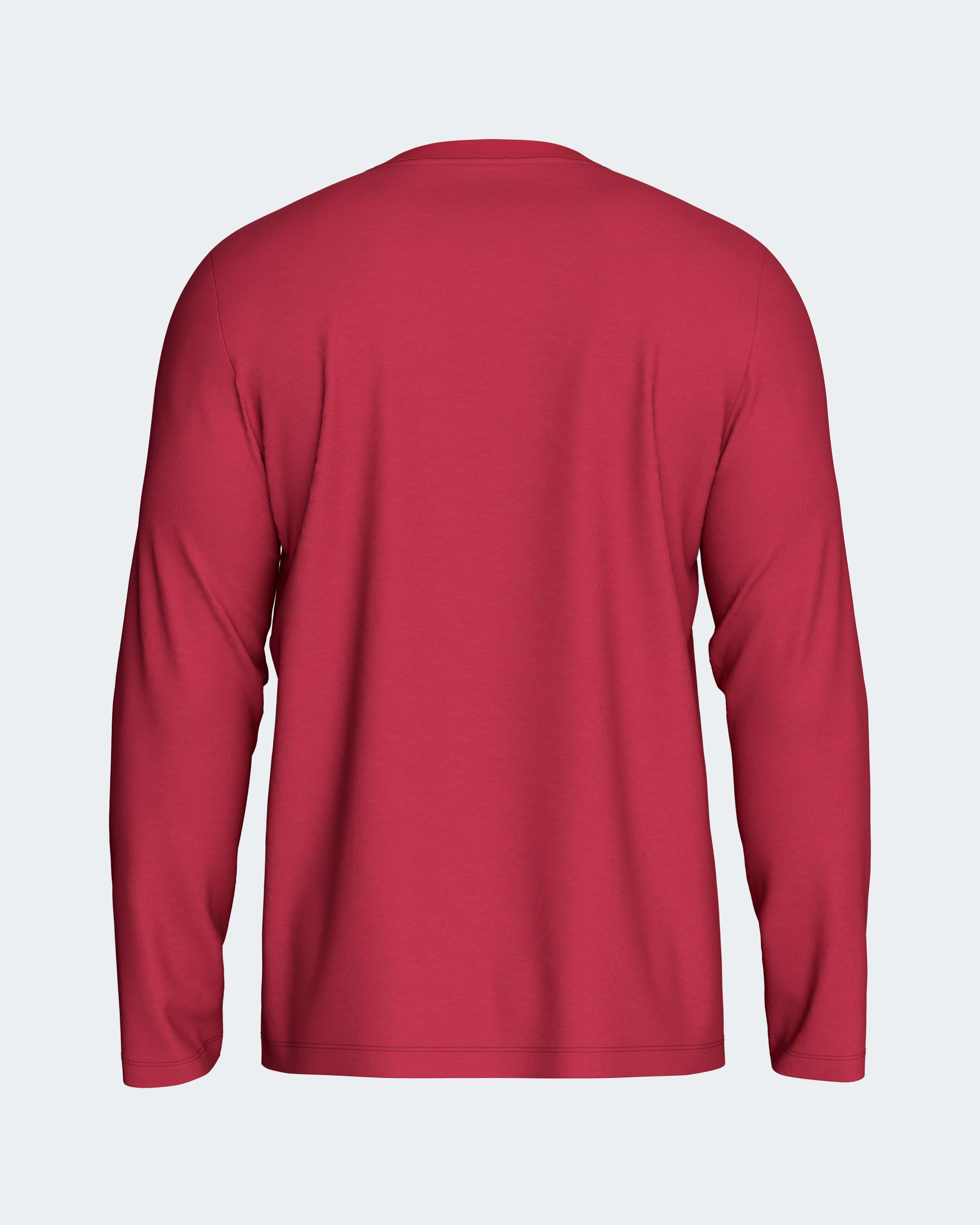 Imagen 5 de Pijama largo de hombre en algodón modal - Impetus - Rojo / Azul marino Rojo / Azul marino