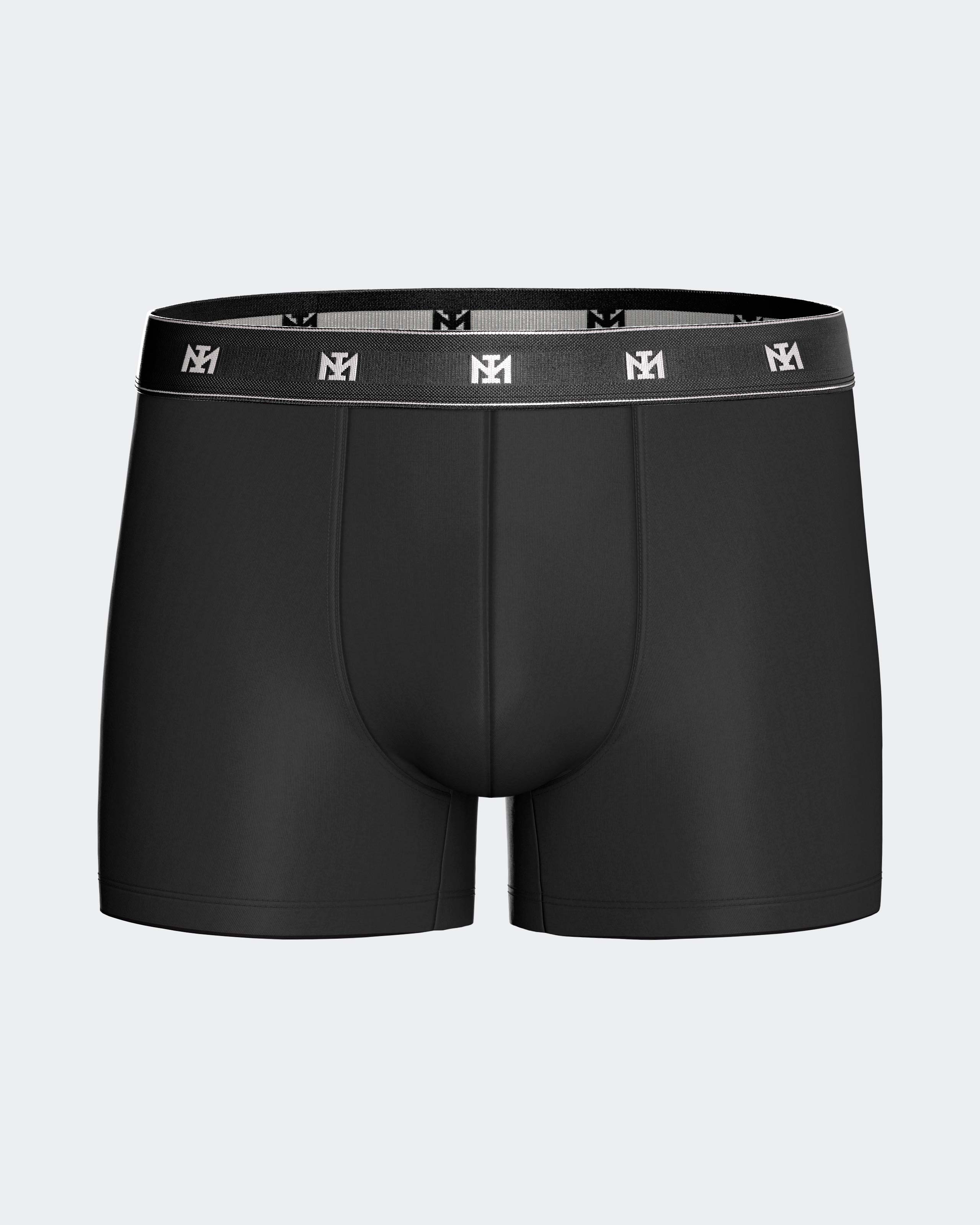 Bipack de boxers cerrados de hombre de lyocell. - Impetus - Gris / Negro Gris / Negro-6