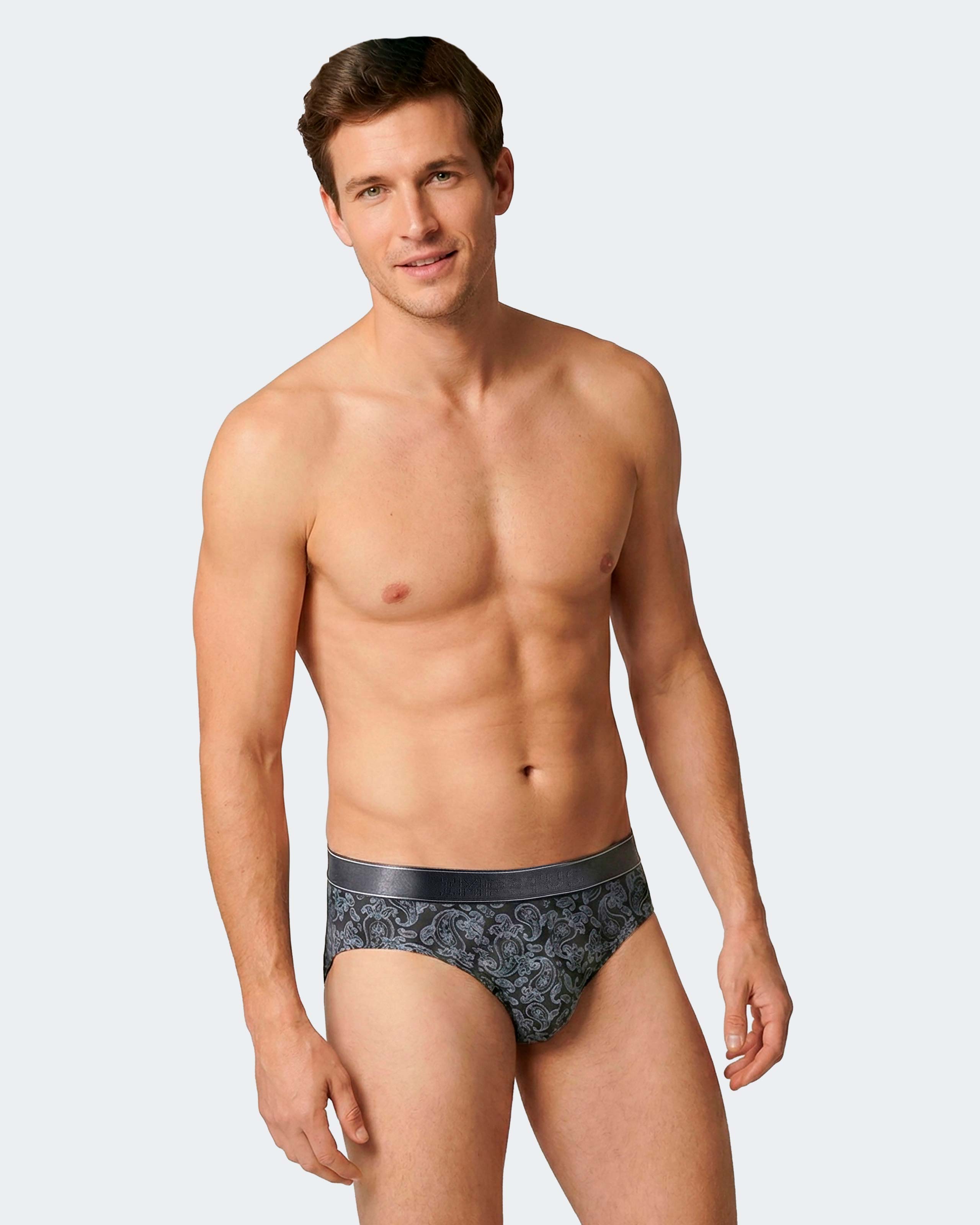 Imagen 2 de Pack de 2 slips de hombre algodón modal - Impetus - Azul marino Azul marino