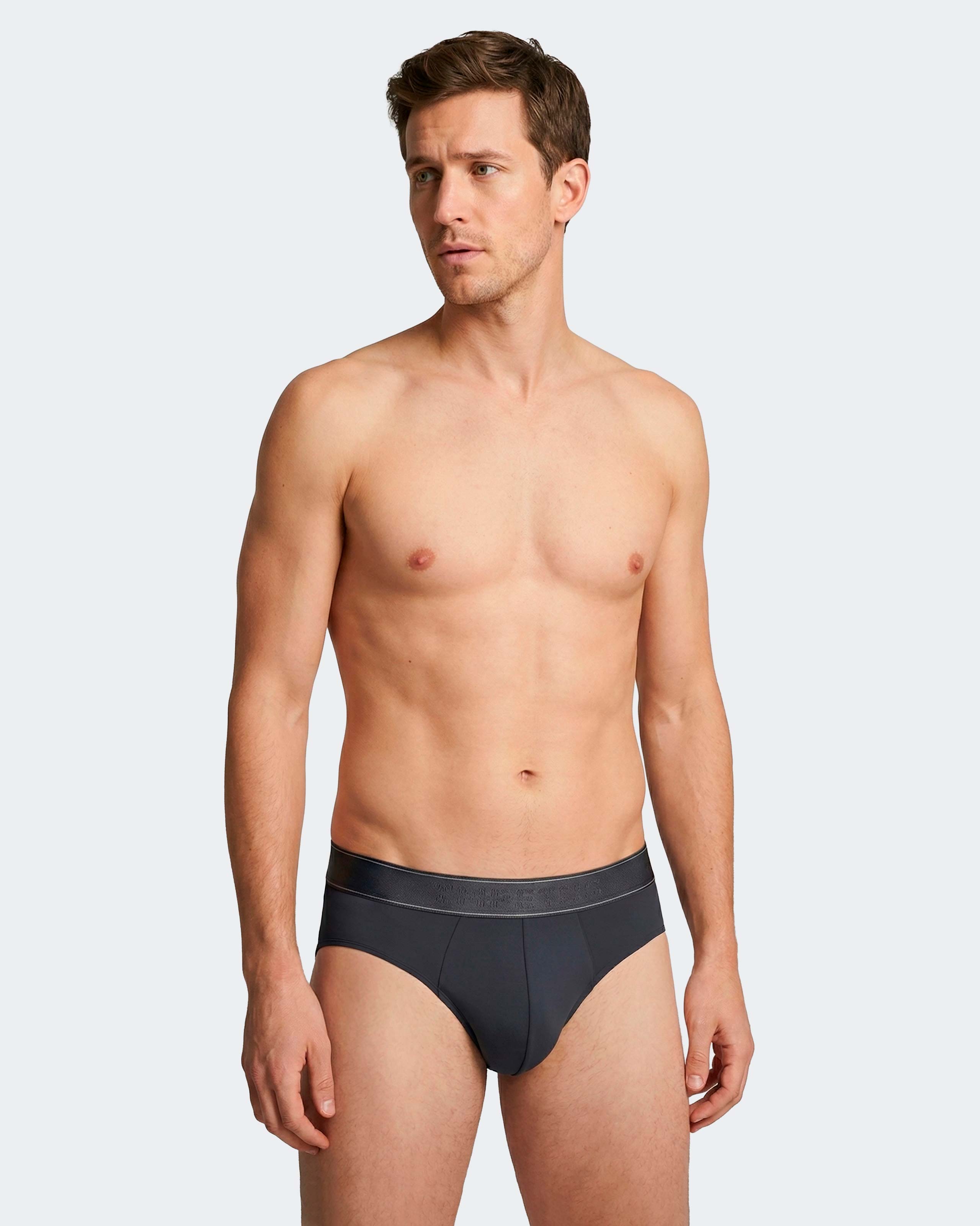 Imagen 4 de Pack de 2 slips de hombre algodón modal - Impetus - Azul marino Azul marino