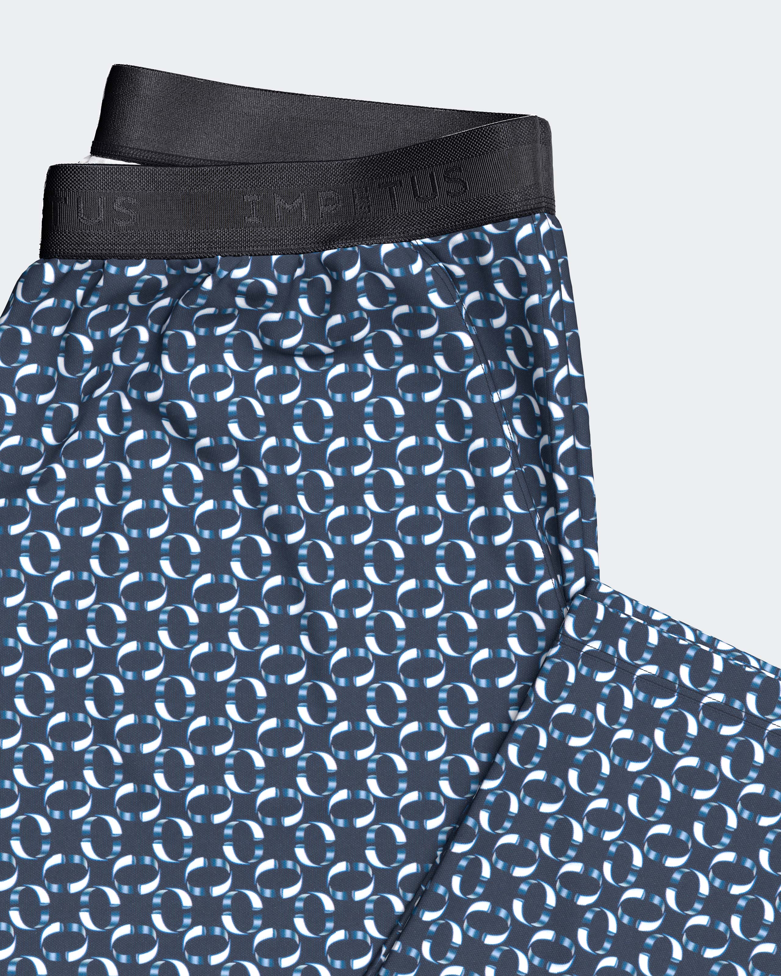 Imagen 6 de Pijama cardado de hombre en modal - Impetus - Azul / Blanco Azul / Blanco