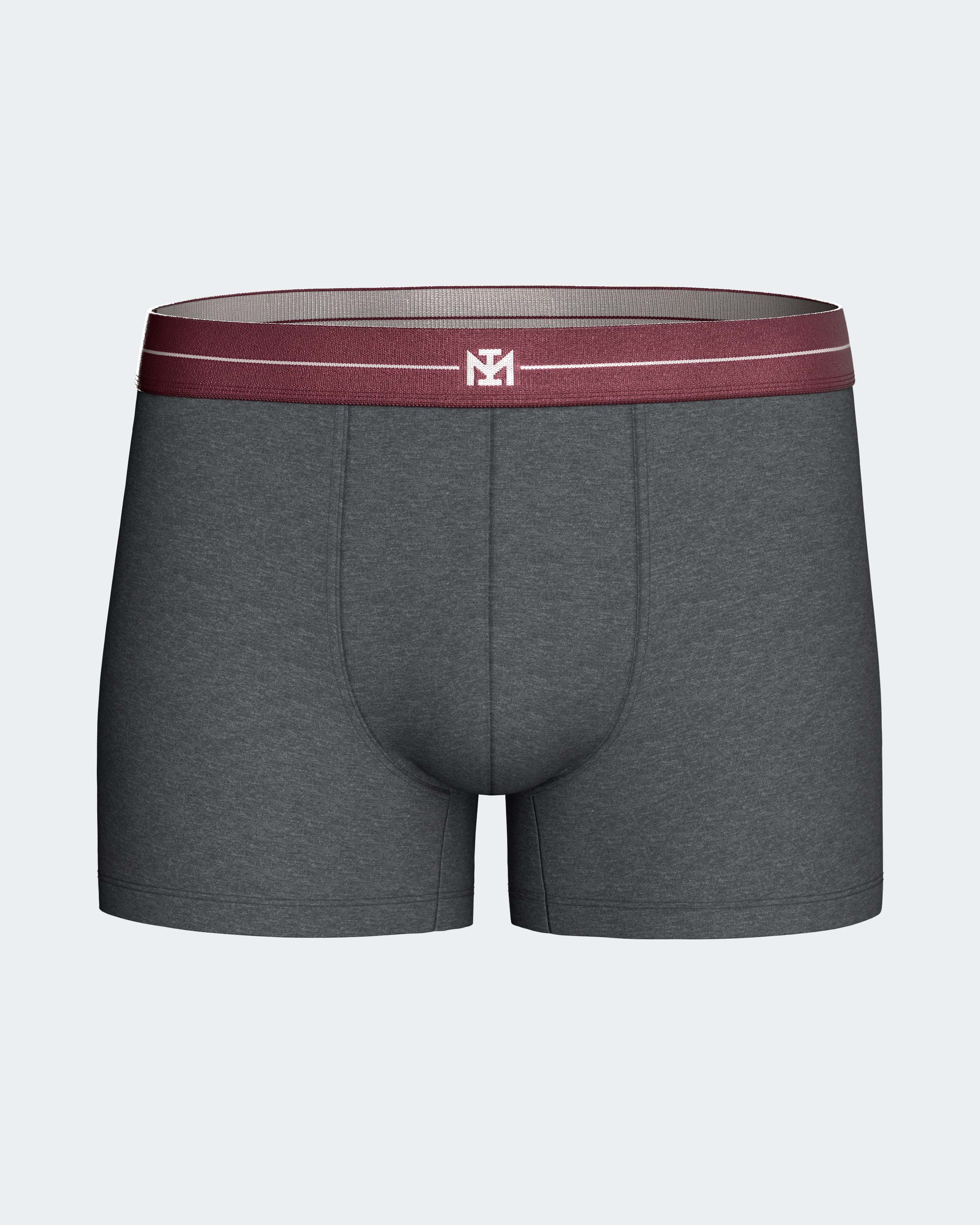 Imagen 7 de Pack 2 boxers de hombre en algodón - Impetus - Gris Gris