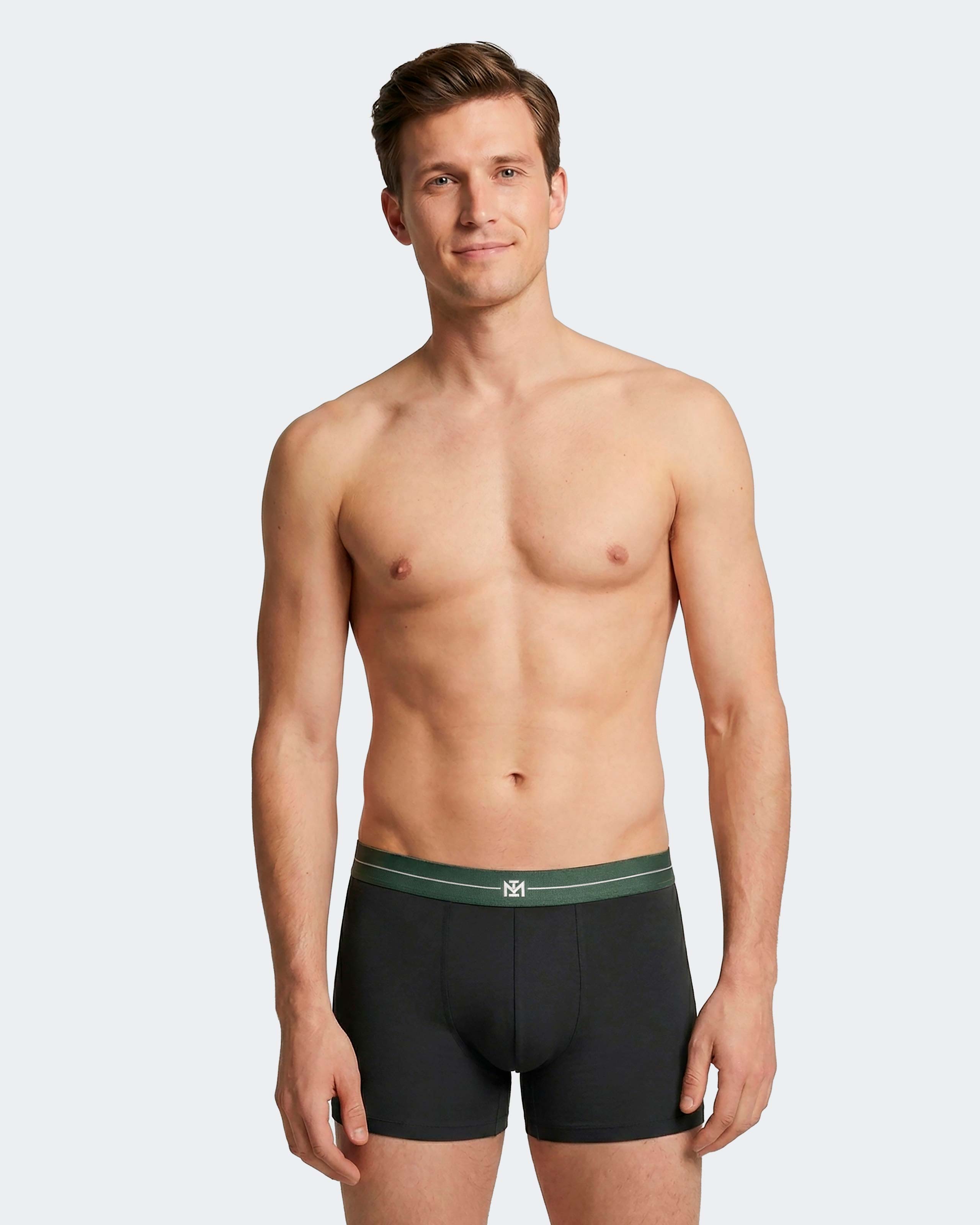 Imagen 4 de Pack 2 boxers de hombre en algodón - Impetus - Gris Gris