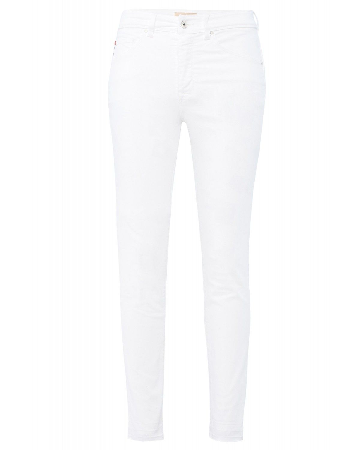 Vaquero pitillo Faith de mujer de tiro alto push in cropped - Salsa Jeans - Blanco Blanco-6