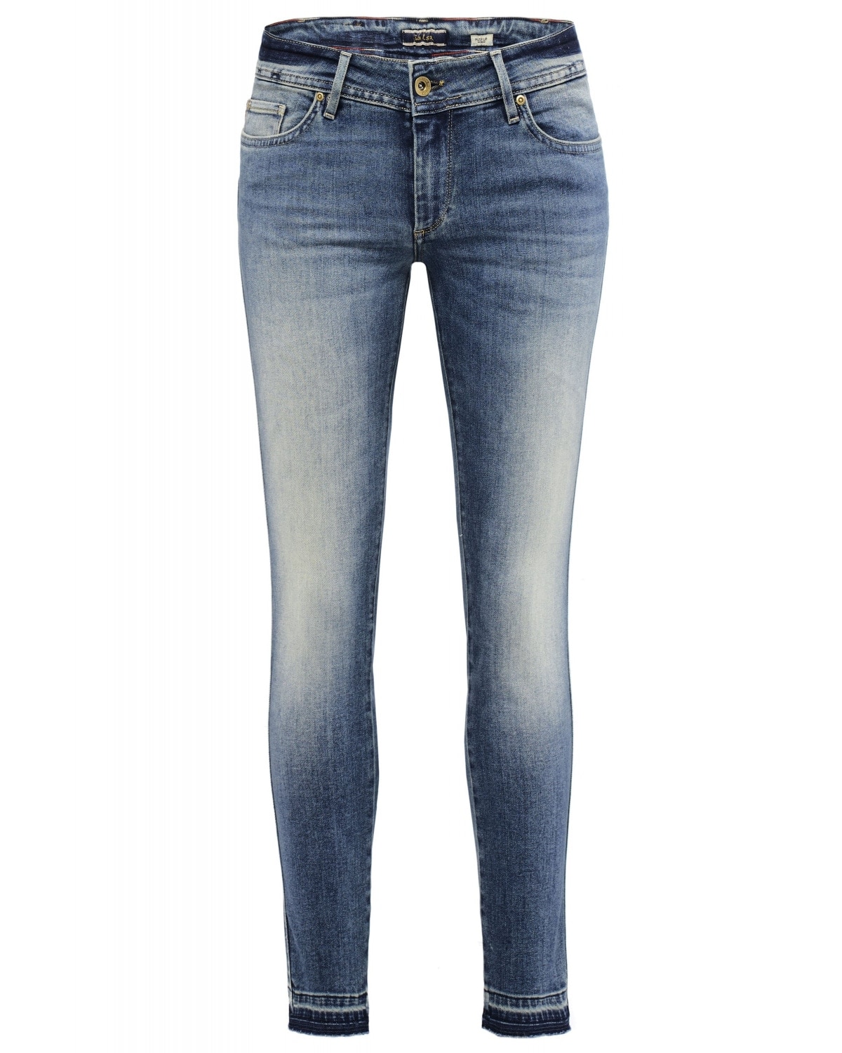 Vaquero push up de mujer Wonder cropped de tiro bajo Salsa Jeans