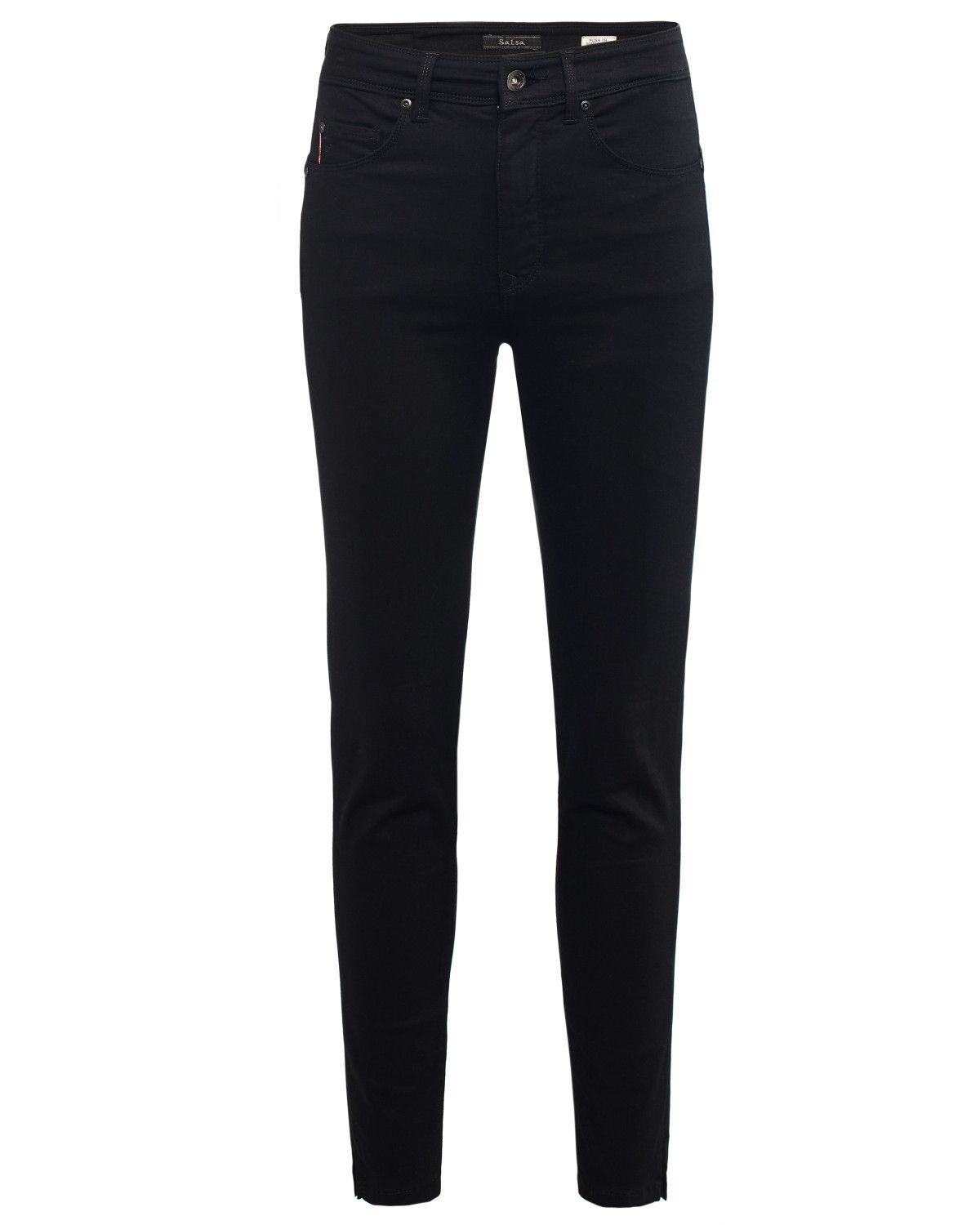 Vaqueros faith push in cropped skinny de mujer - Salsa Jeans - Negro Negro-6