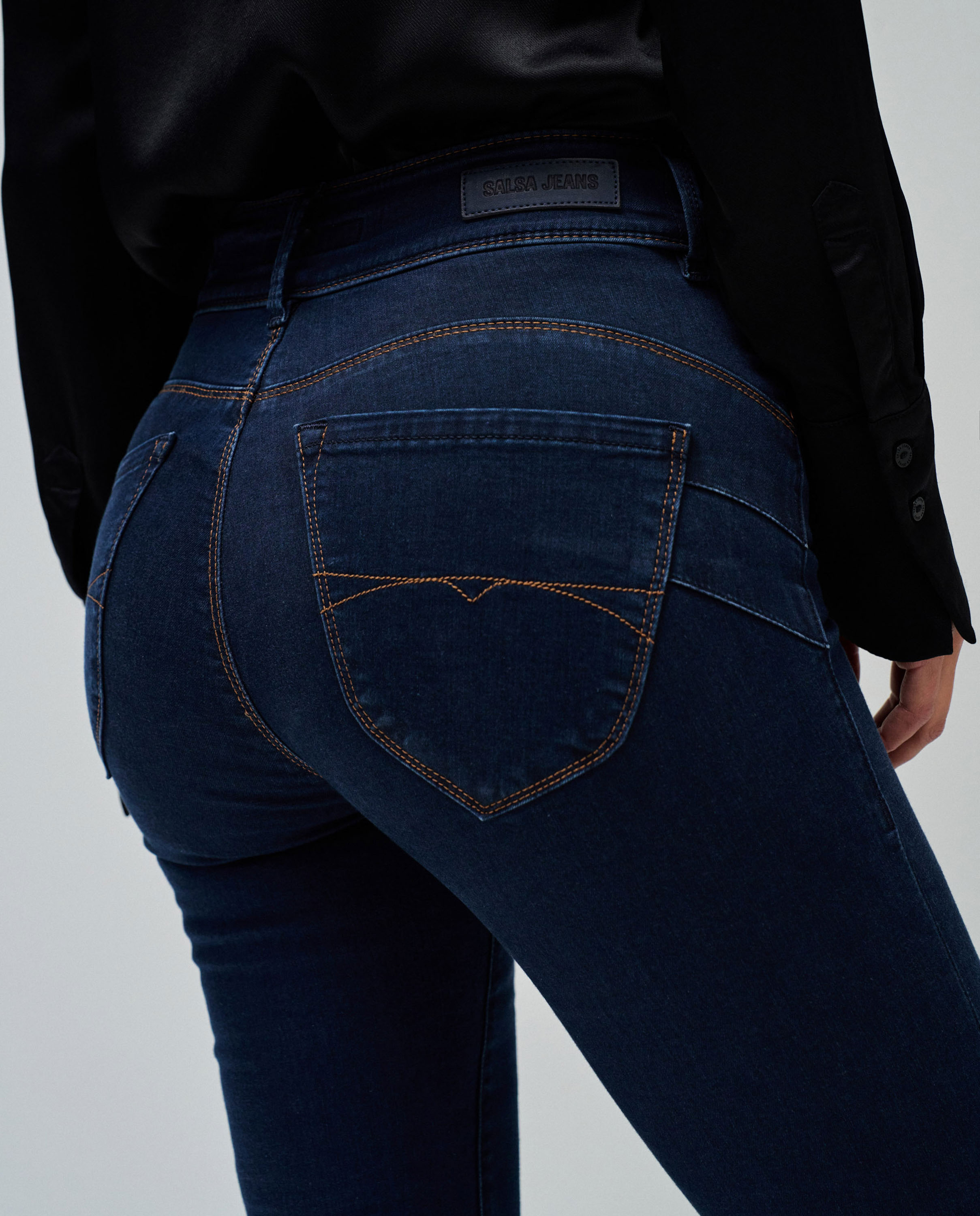Vaqueros secret push in bootcut soft touch de mujer - Salsa Jeans - Azul Azul-4