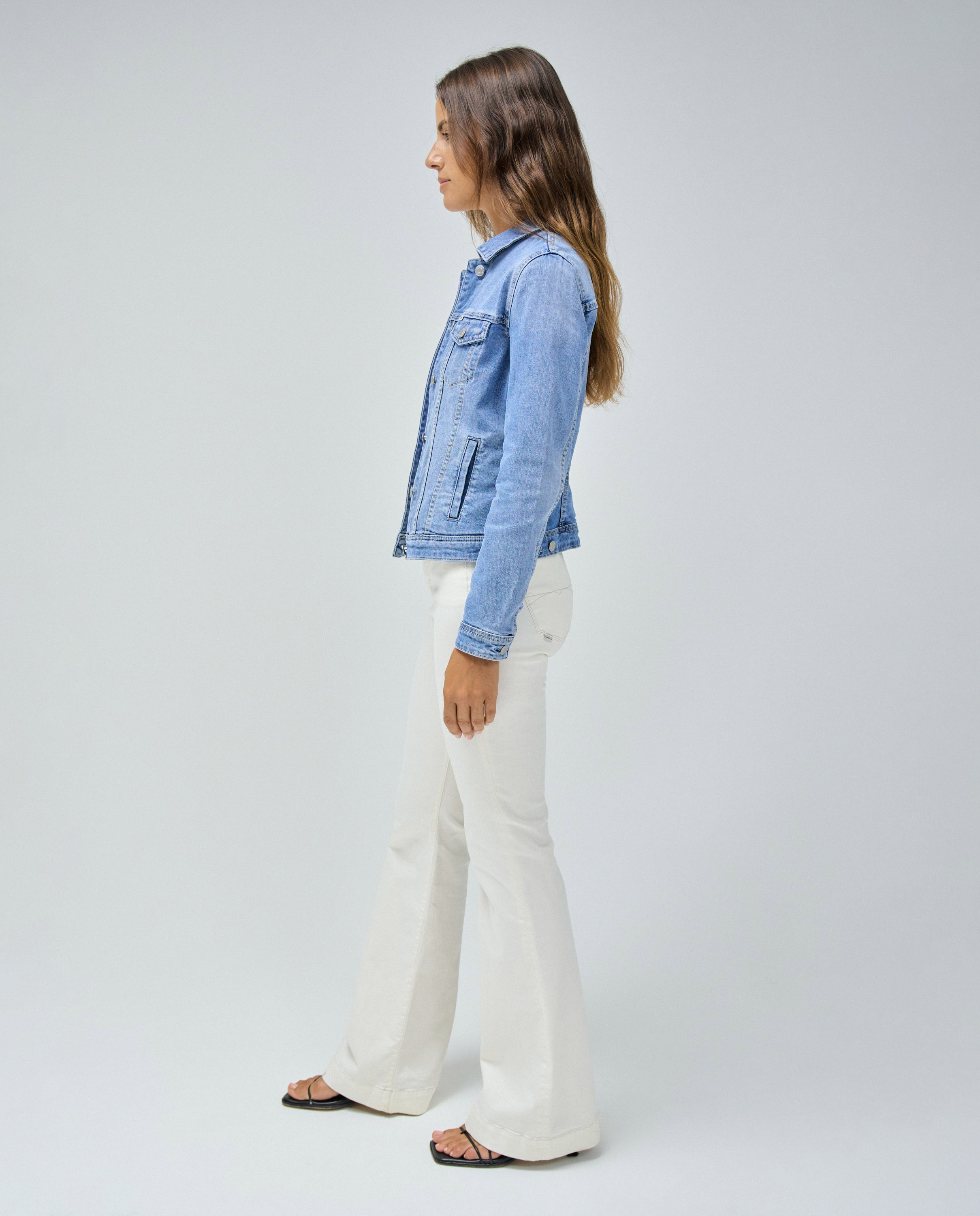 Cazadora vaquera de mujer slim fit - Salsa Jeans - Azul claro Azul claro-2