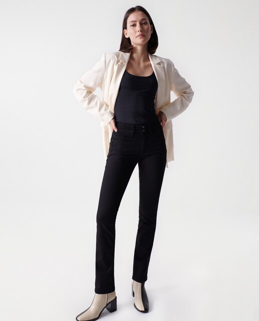 Imagen 0 de Vaquero pitillo de mujer Secret push in slim true black