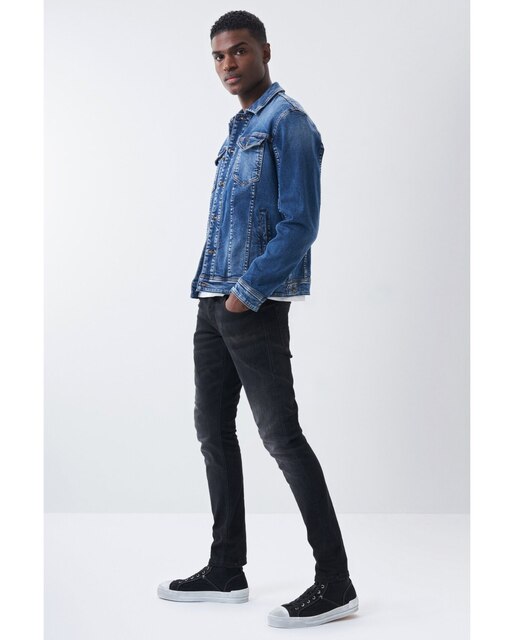 Permitirse Ánimo Adolescente Cazadora de hombre vaquera en color azul · Salsa Jeans · El Corte Inglés Permitirse Ánimo Adolescente Cazadora de hombre vaquera en color azul · Salsa Jeans · El Corte Inglés