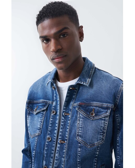 Permitirse Ánimo Adolescente Cazadora de hombre vaquera en color azul · Salsa Jeans · El Corte Inglés Permitirse Ánimo Adolescente Cazadora de hombre vaquera en color azul · Salsa Jeans · El Corte Inglés
