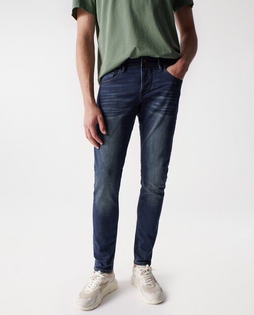 Imagen 0 de Vaquero de hombre skinny en color azul
