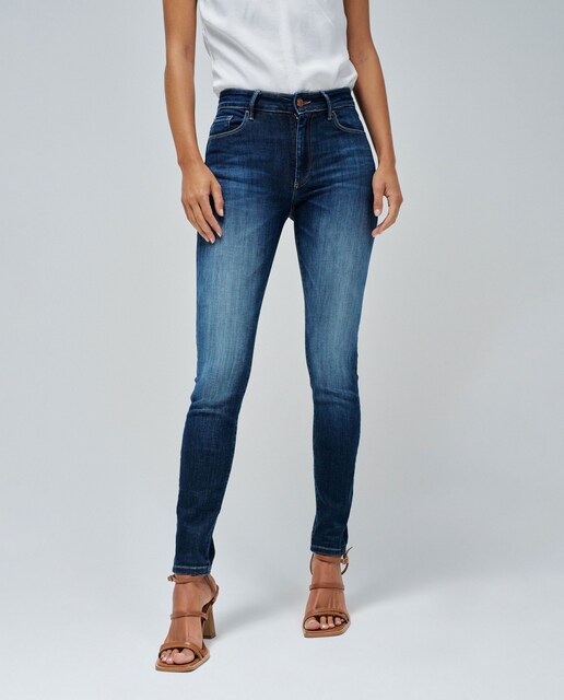 Imagen 0 de Vaquero pitillo de mujer Destiny push up skinny