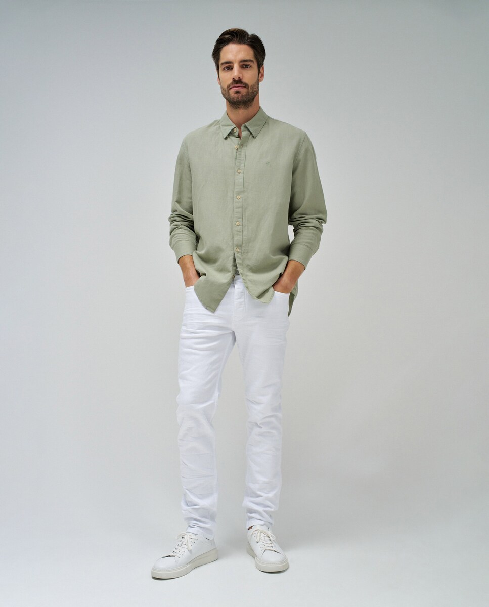 Cómo Combinar Pantalon Blanco Ajustado Hombre Pantalón Adidas