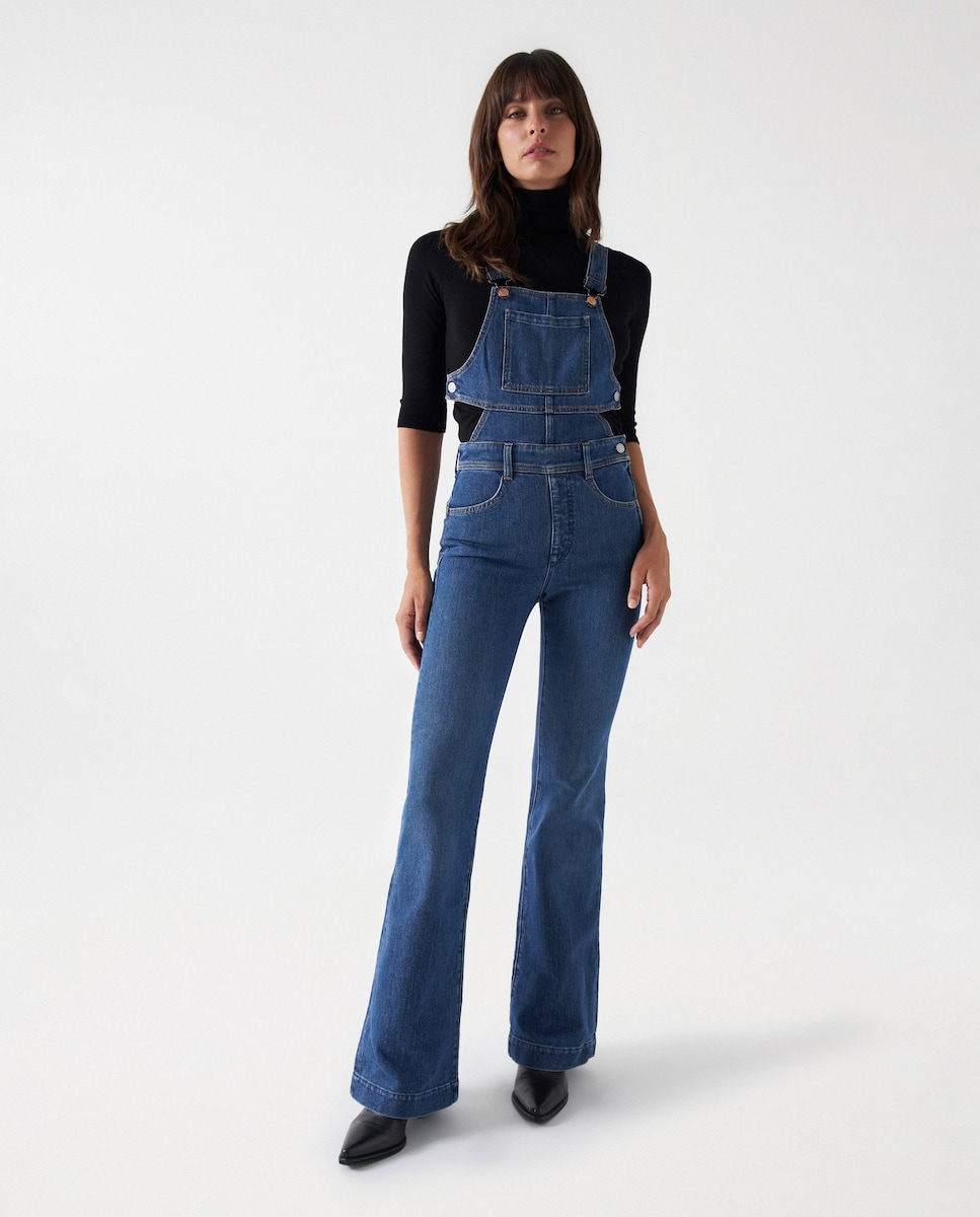Peto de mujer vaquero acampanado · Salsa Jeans · El Corte Inglés