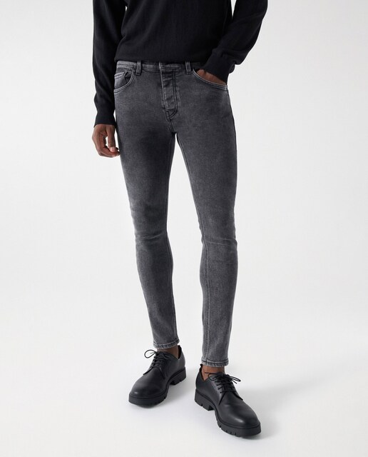 Imagen 0 de Vaquero de hombre skinny en color negro