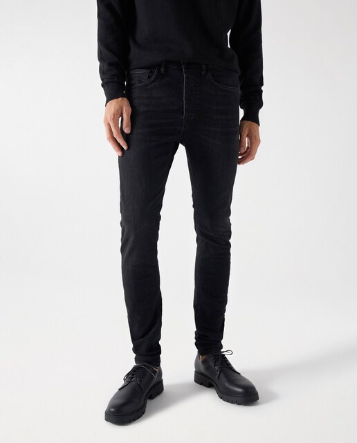 Imagen 0 de Vaquero de hombre skinny en color negro