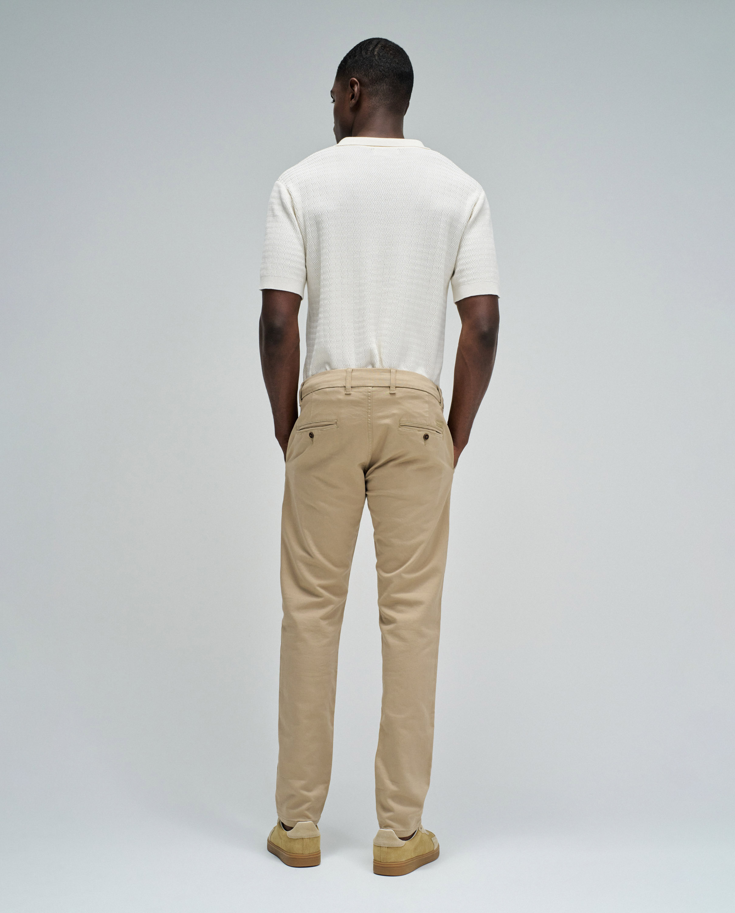 Pantalones chino s-activ de hombre - Salsa Jeans - Natural Natural-3