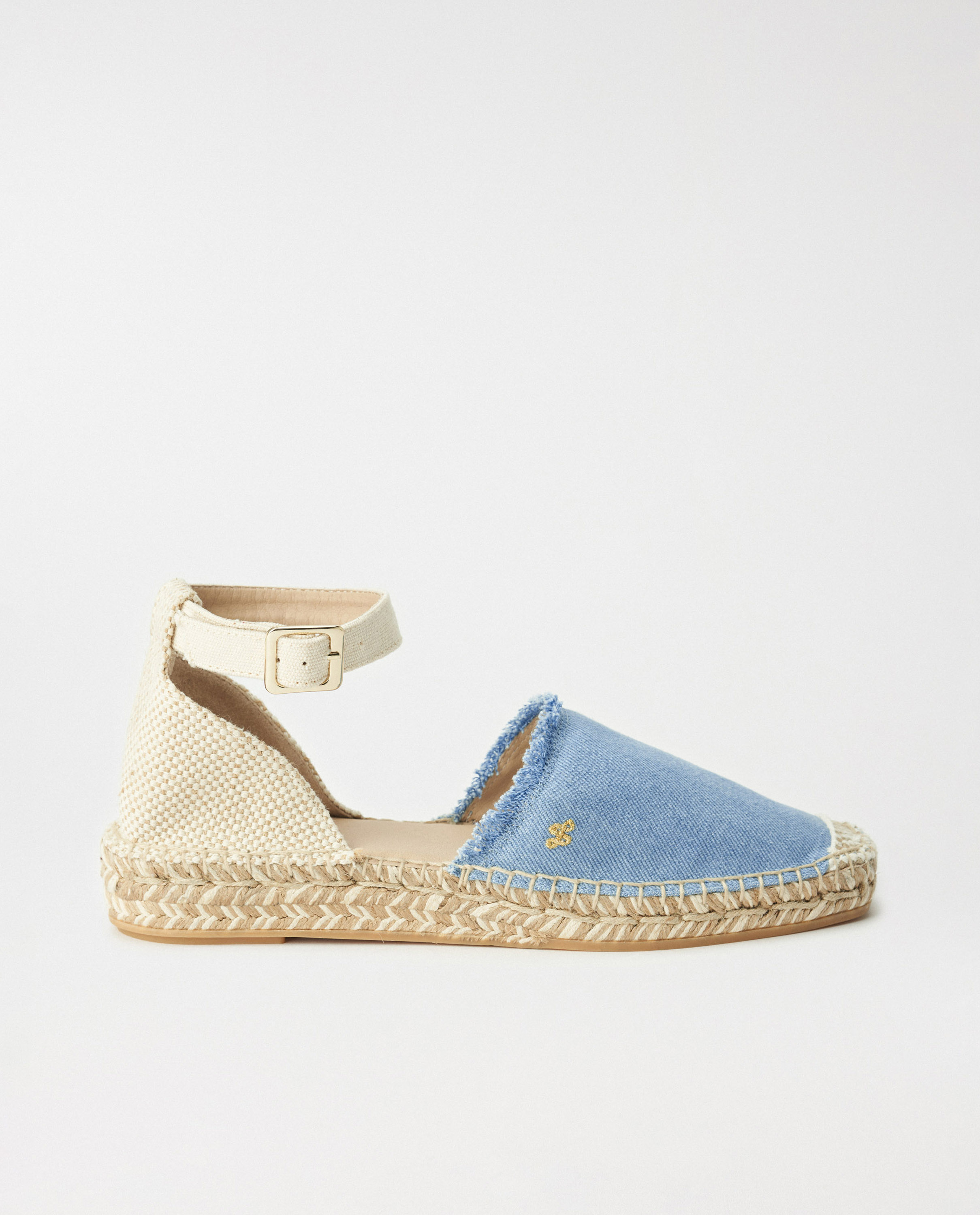 Salsa Jeans - Alpargatas planas de mujer en denim.
